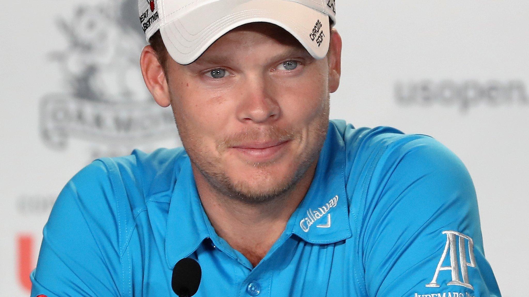 Danny Willett answers the questions at the US Open