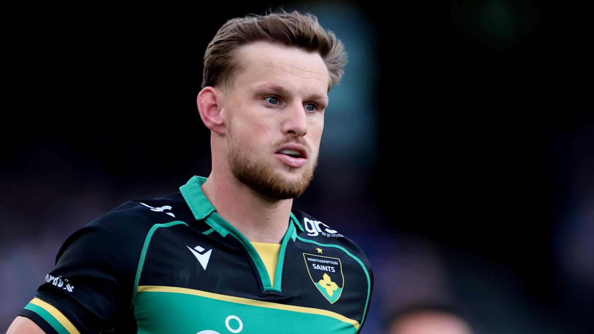 Rory Hutchinson playing for Northampton Saints