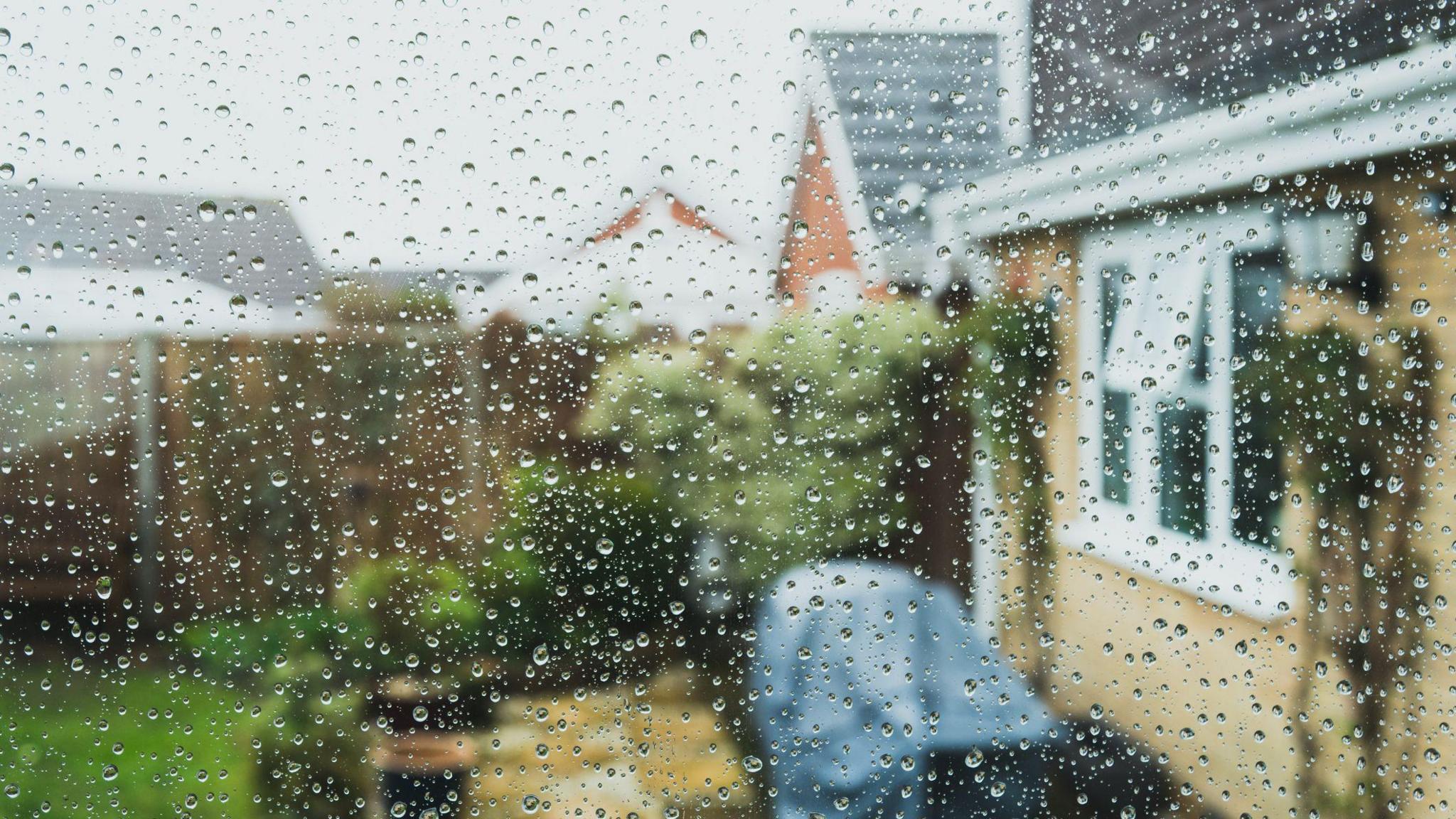 rain on a window