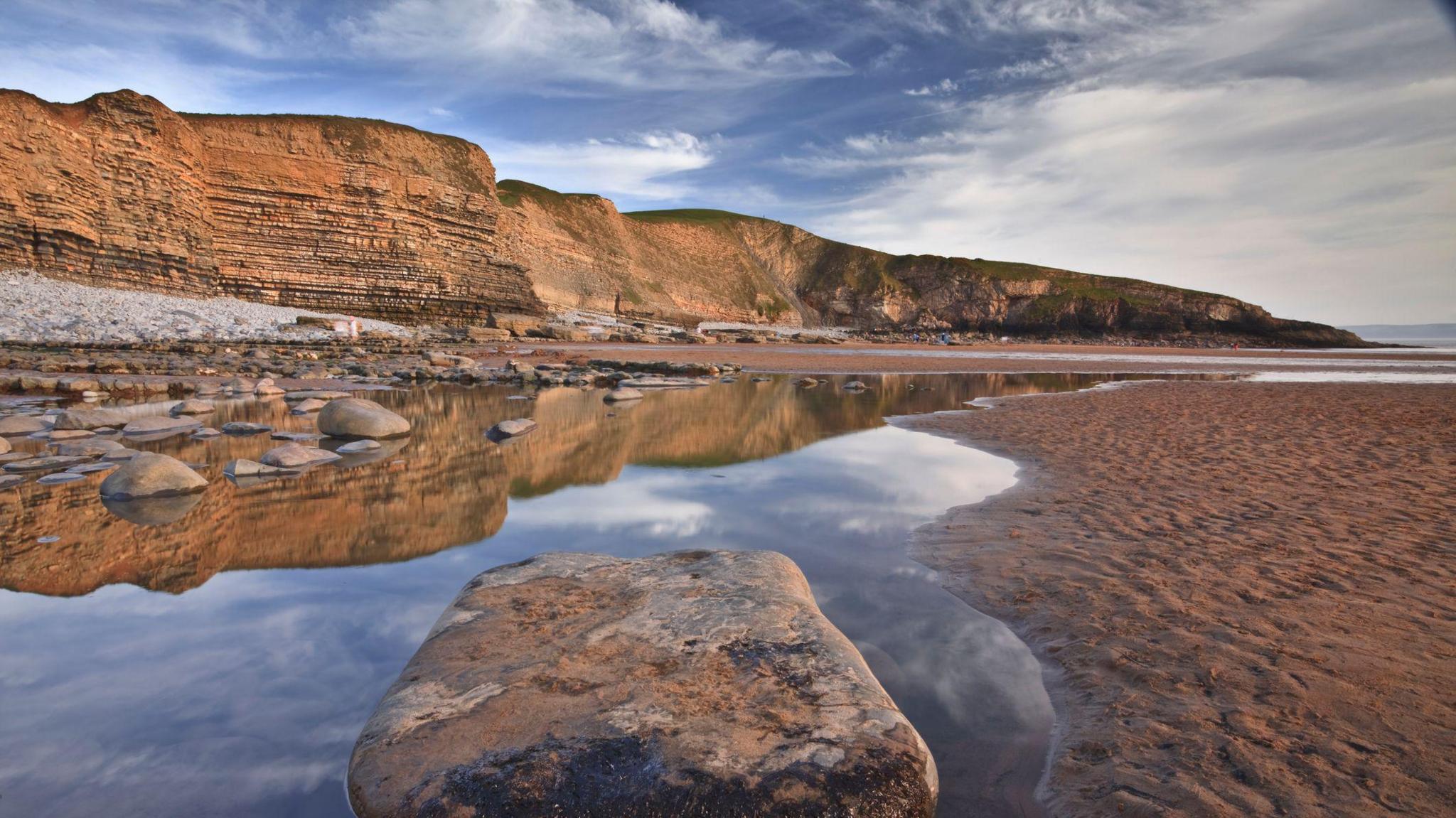 Dunraven Bay in the Vale of Glamorgan.