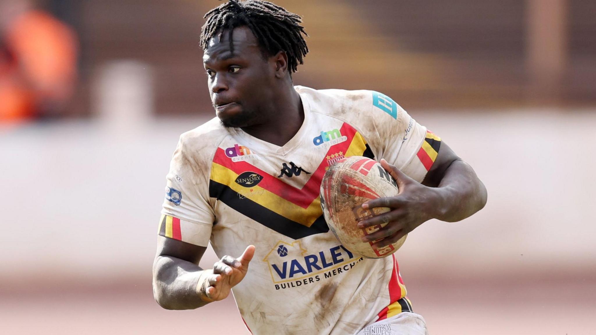 Eribe Doro in action for Bradford Bulls