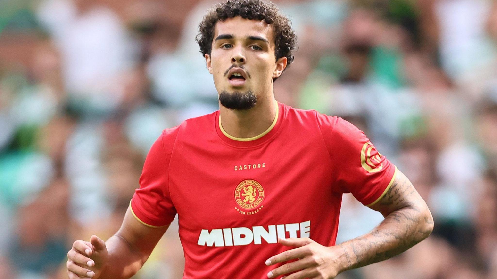 Archie Baptiste in action for Middlesbrough in pre-season