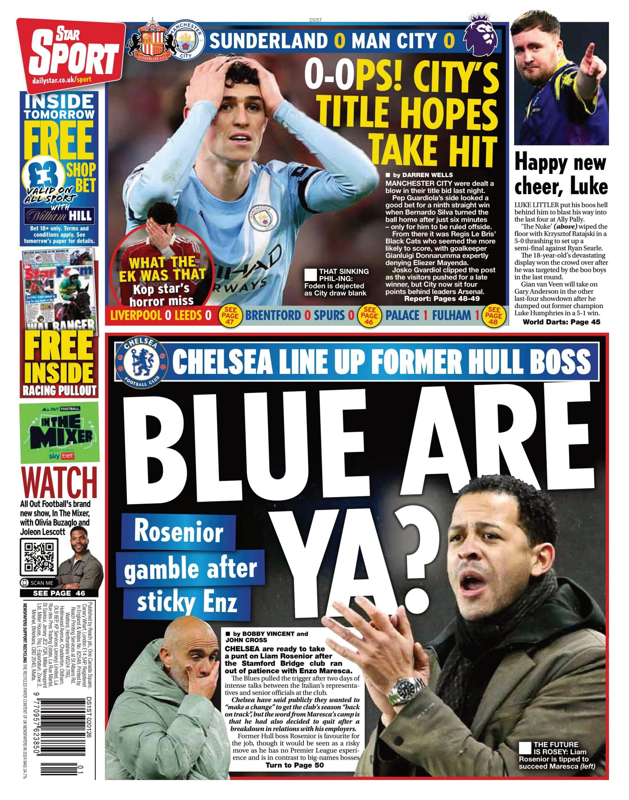 Daily Star back page