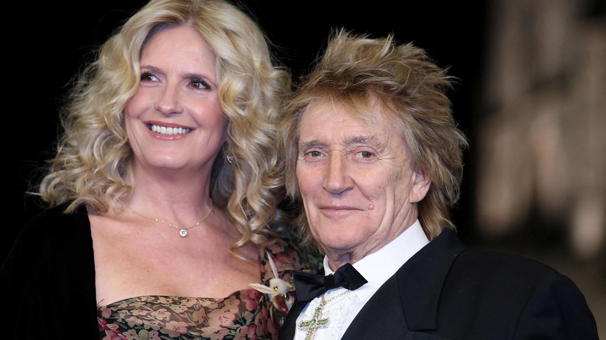 Rod Stewart dhe Penny Lancaster në premierën e filmit "Finding Harmony", filmit të Mbretit në Kështjellën Windsor