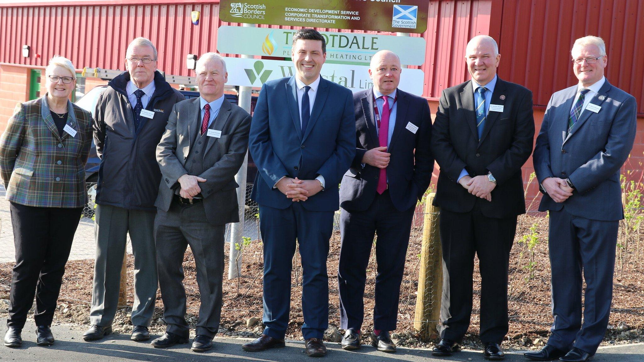 Jamie Hepburn at opening