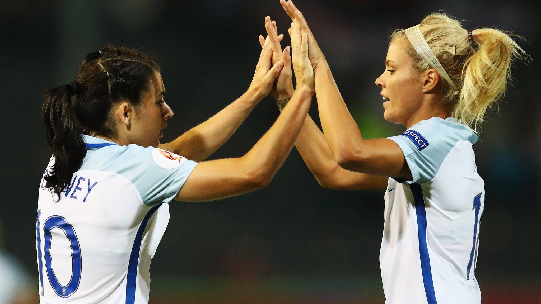 Karen Carney and Rachel Daly