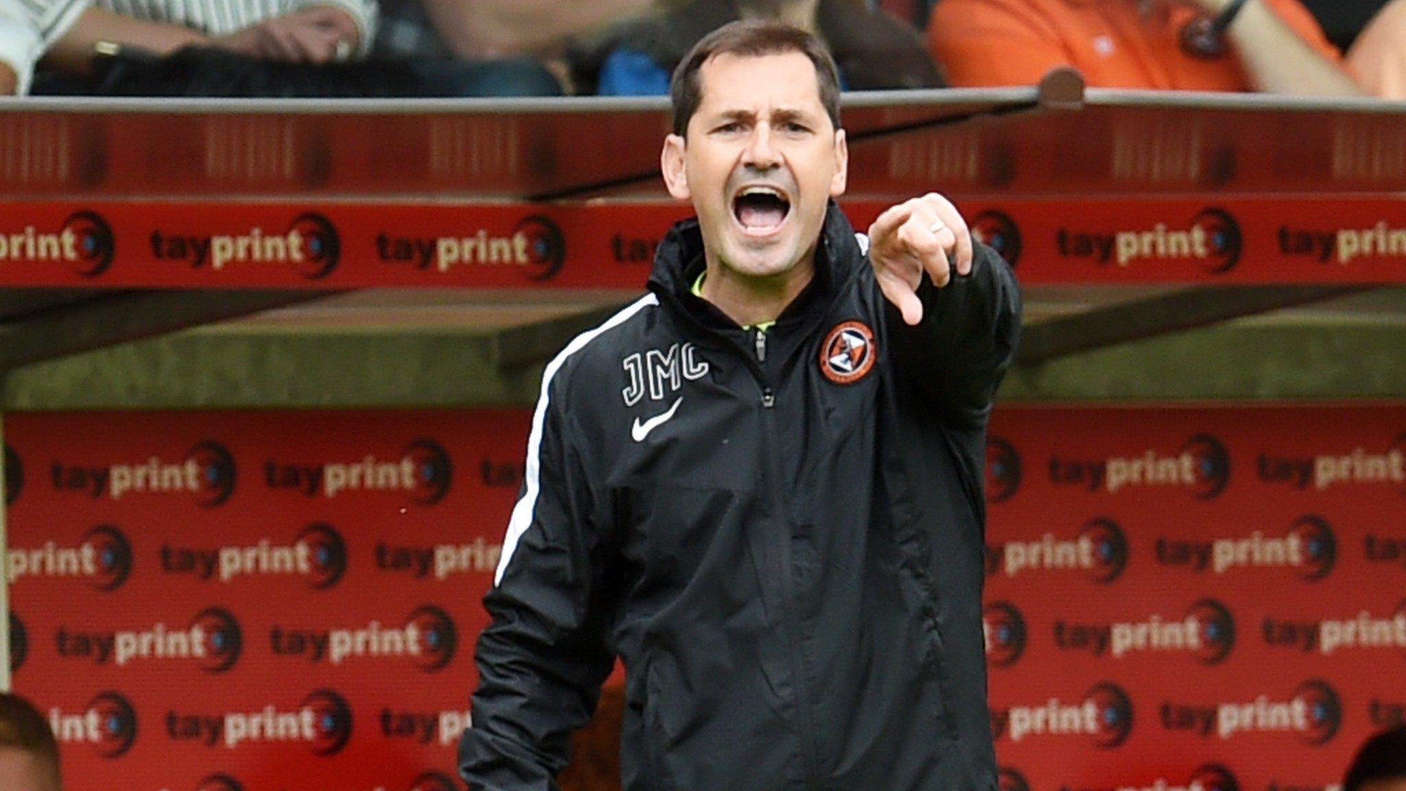 Dundee United manager Jackie McNamara