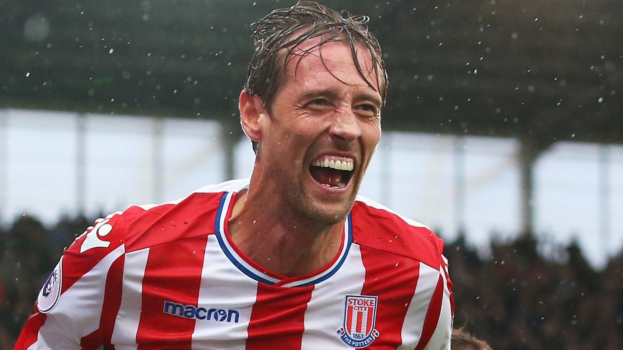 Stoke City striker Peter Crouch