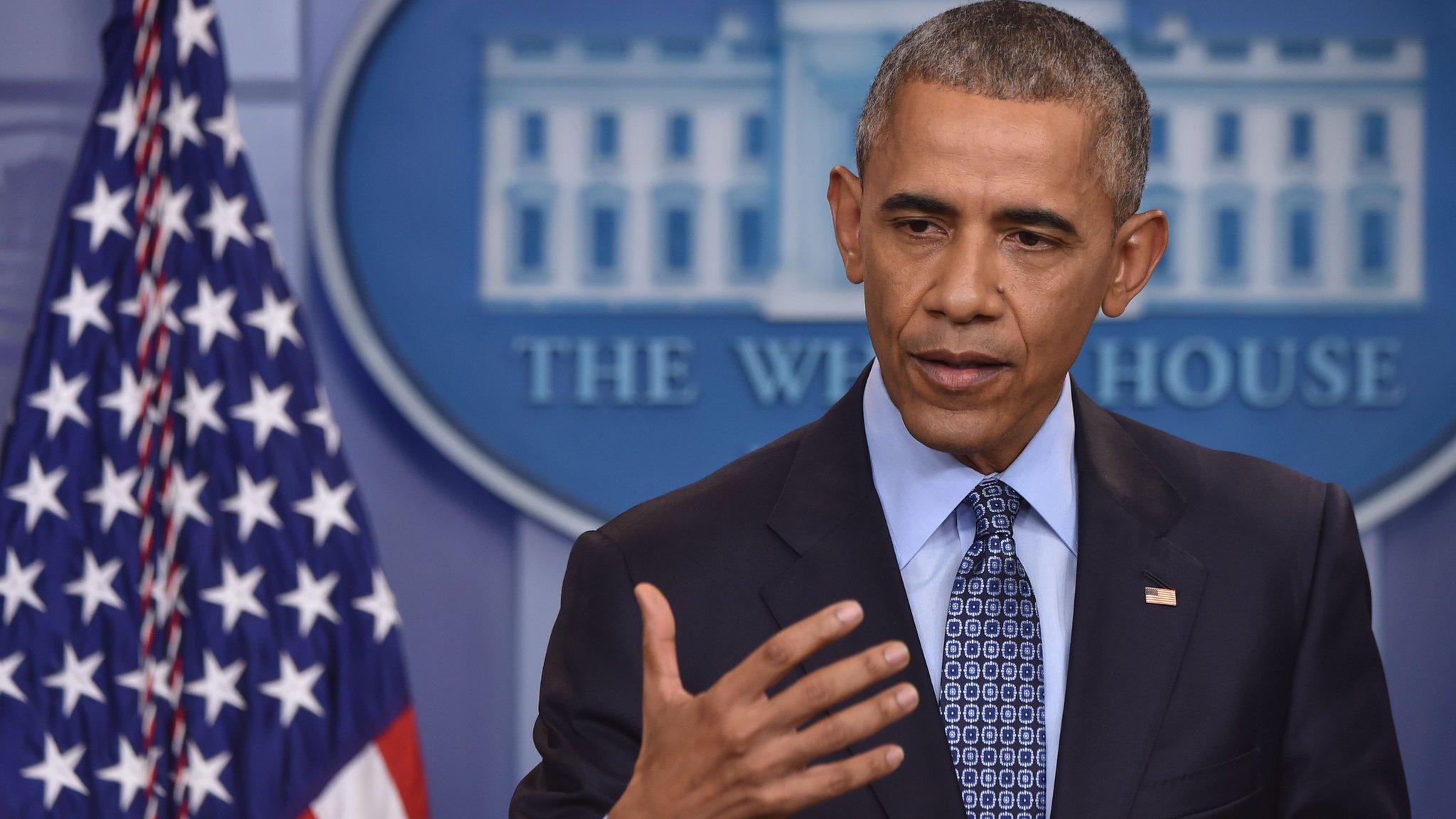 President Obama at the White House