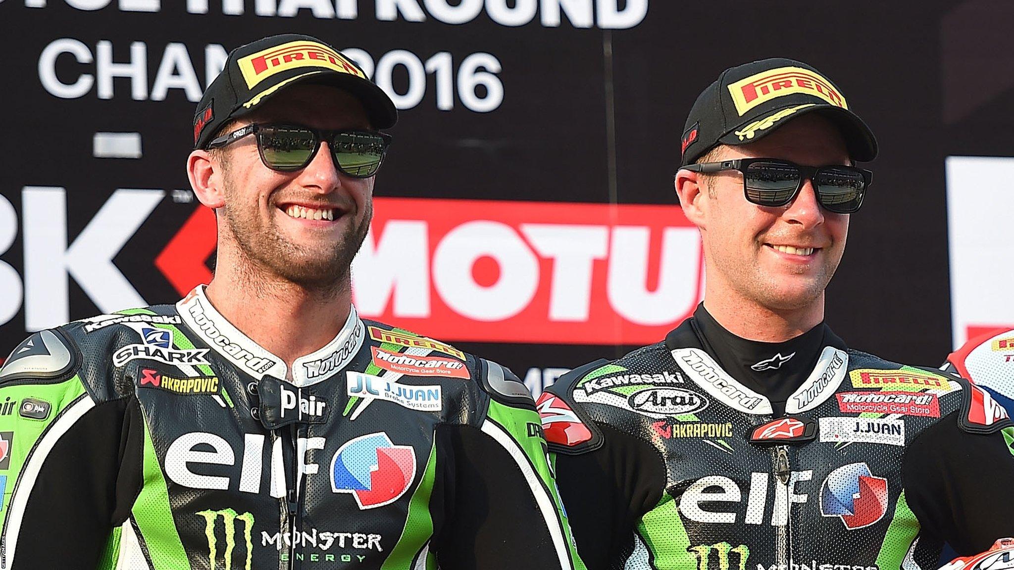 Tom Sykes and Jonathan Rea are Kawasaki team-mates for a second successive season