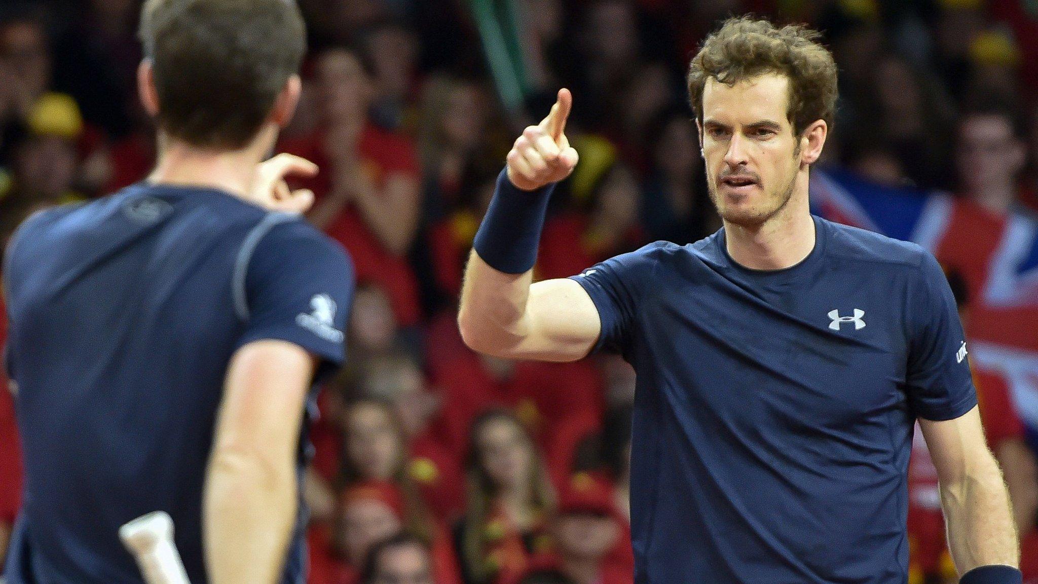 Andy Murray and Jamie Murray