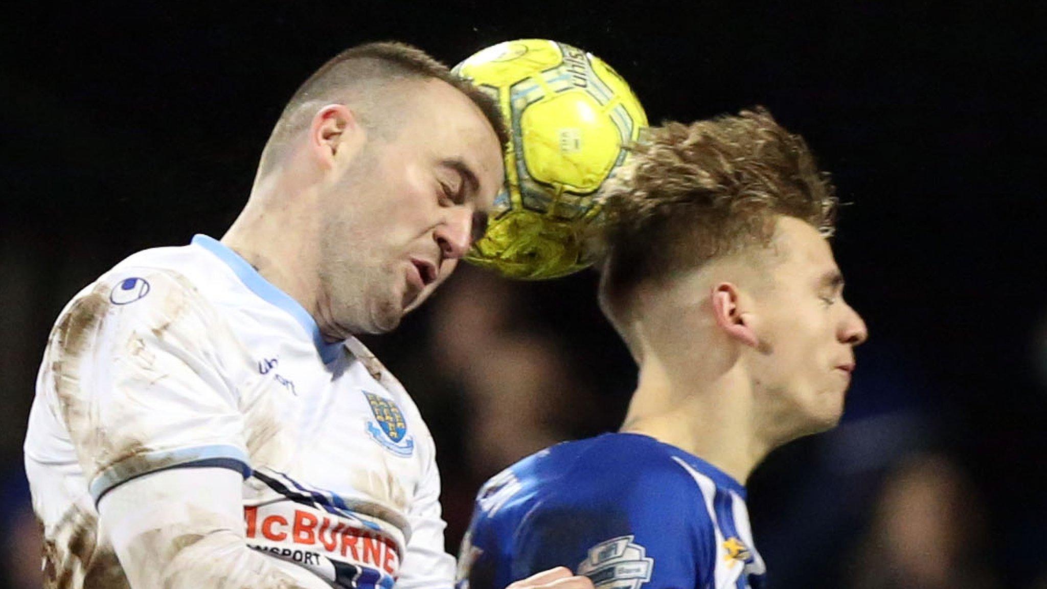 Kyle Owens headed Ballymena's equaliser against Coleraine