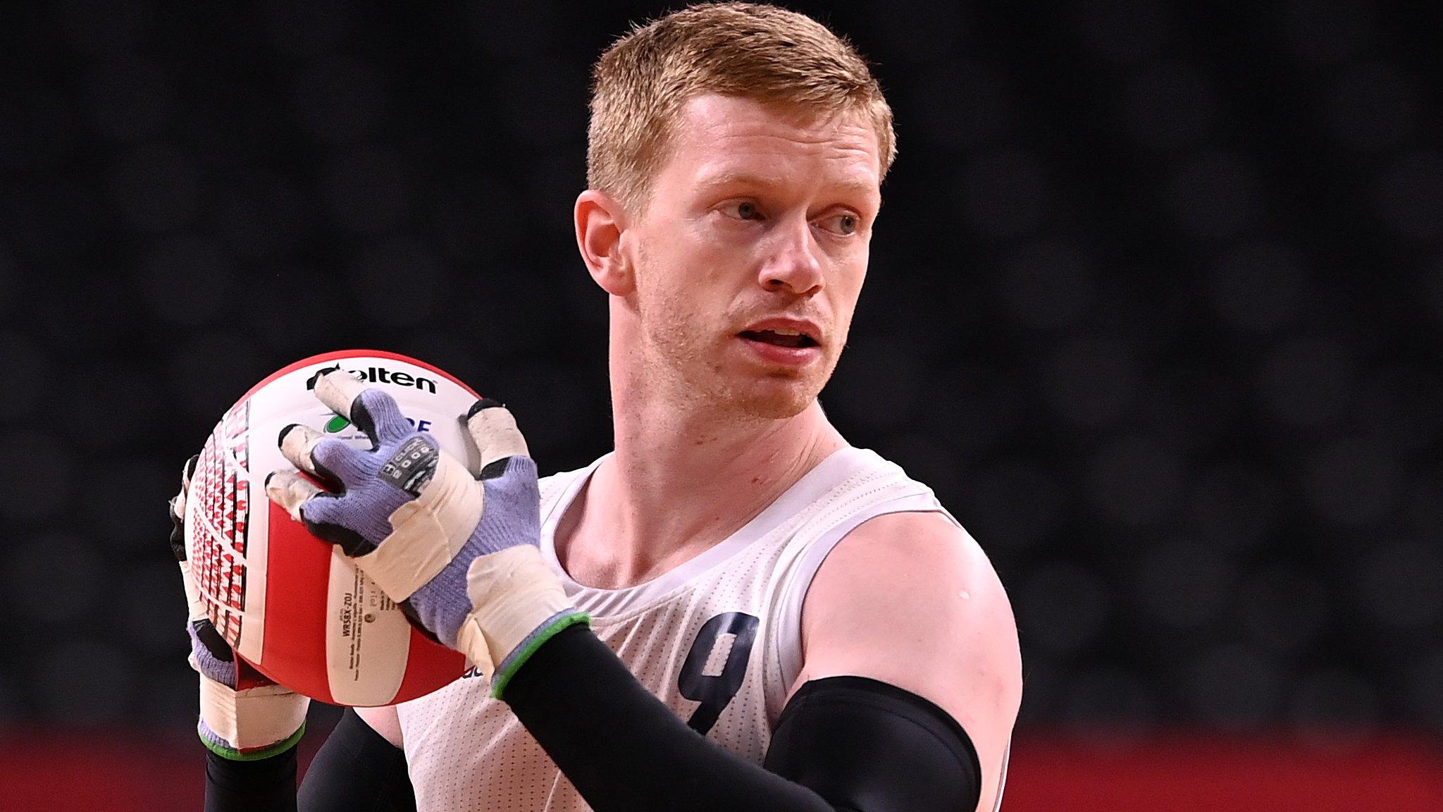 Jim Roberts in action at the 2020 Olympic Games in Tokyo