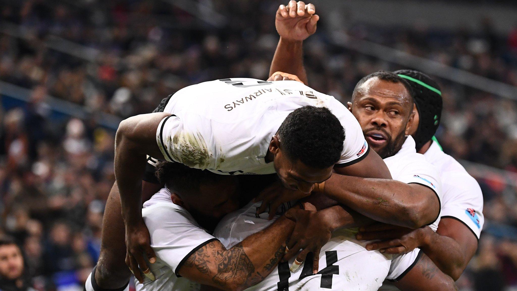 Fiji celebrate