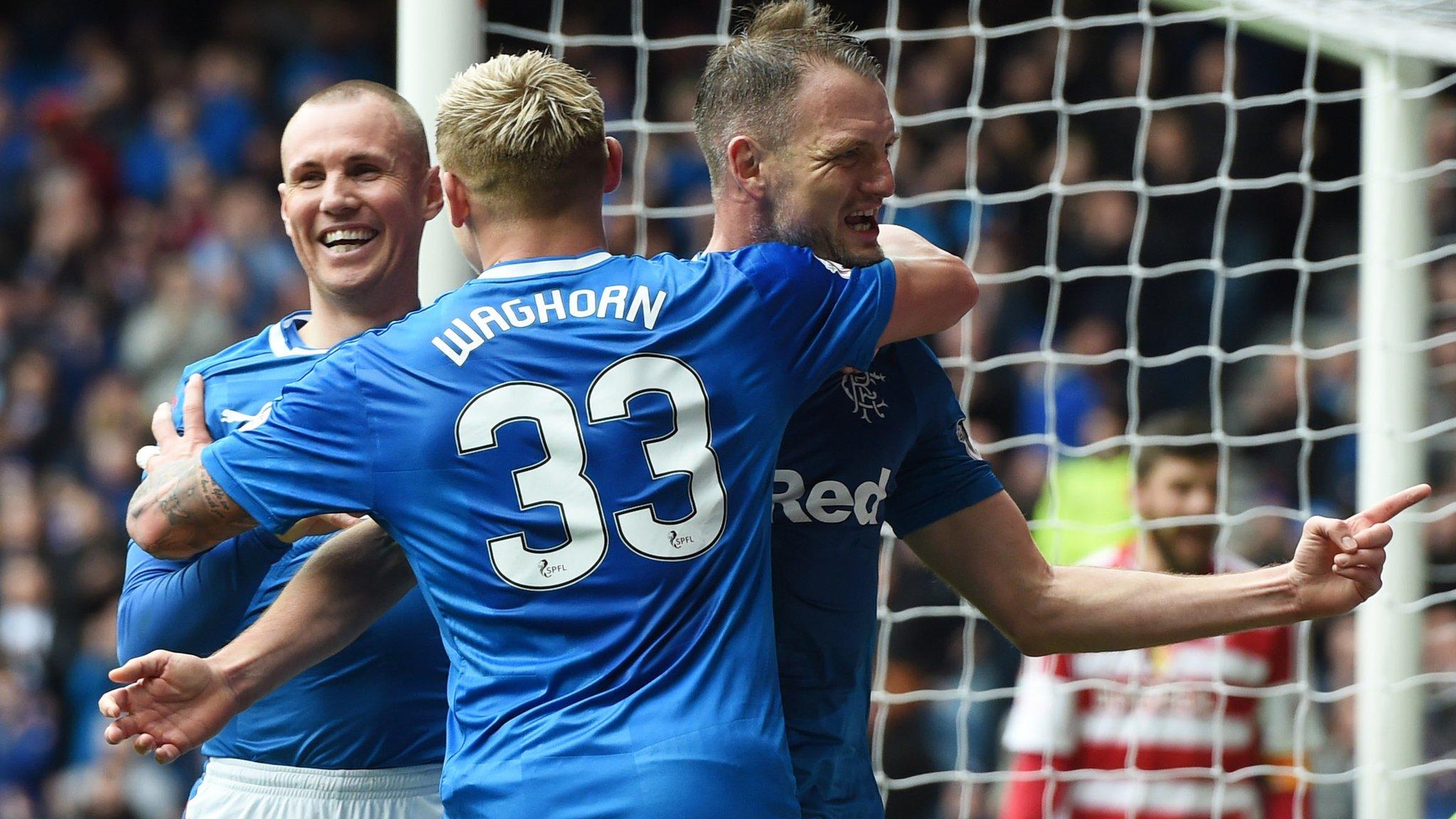 Rangers celebrate