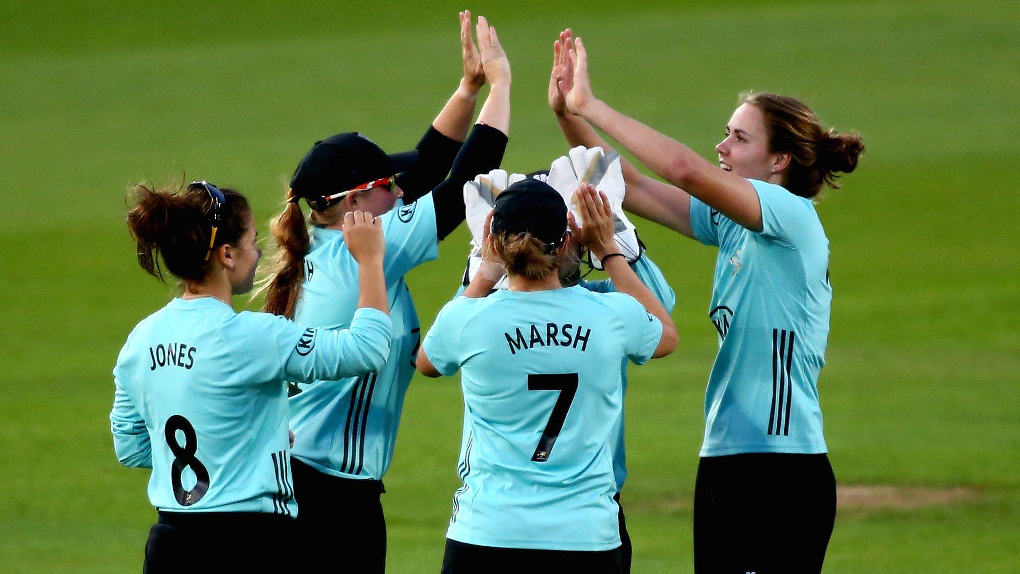 Surrey Stars celebrate