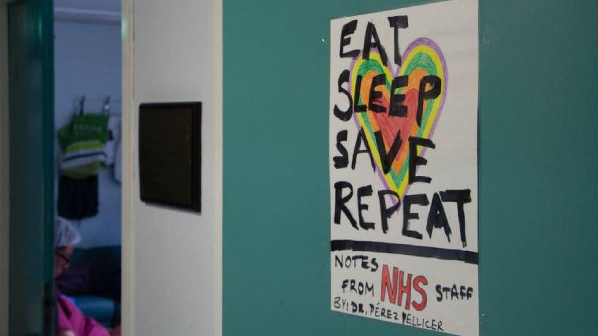 NHS sign