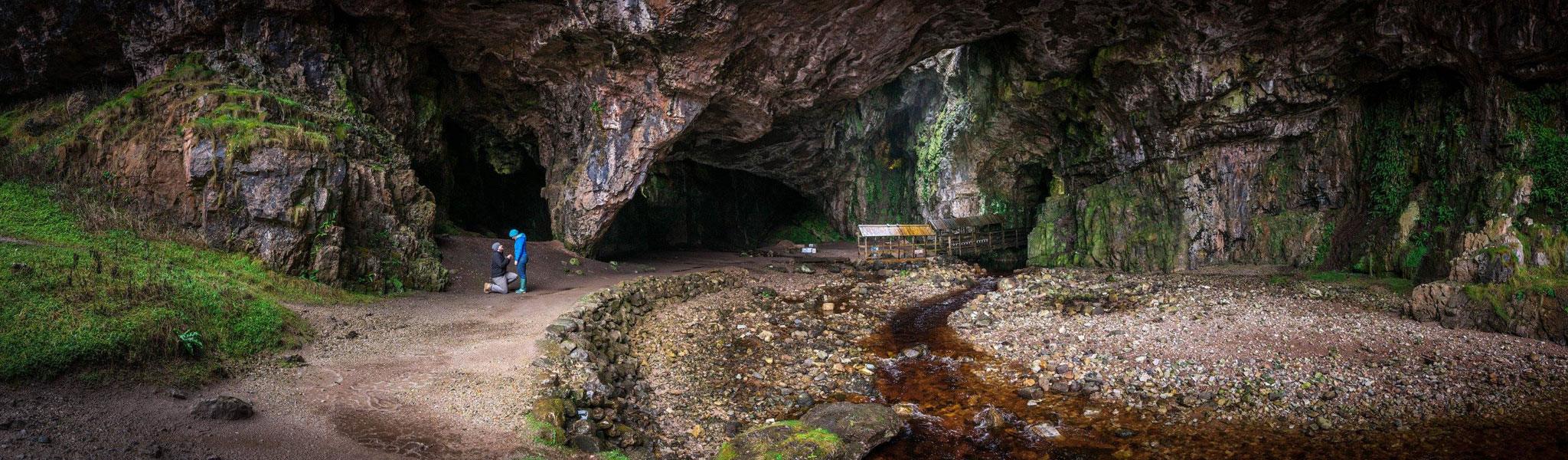 Terry and Anna at Smoo Cave