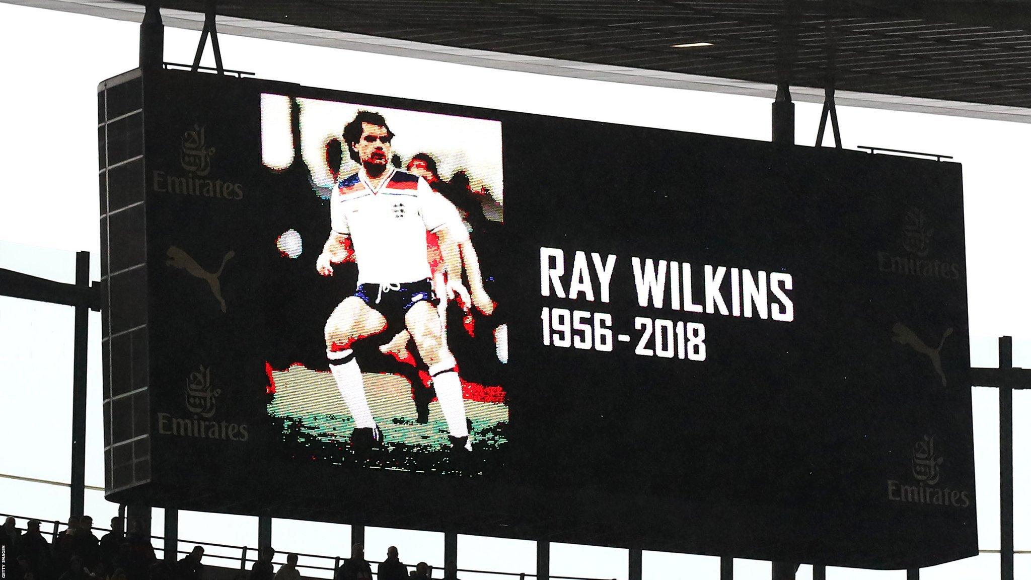 A tribute to Ray Wilkins is planned at Wembley