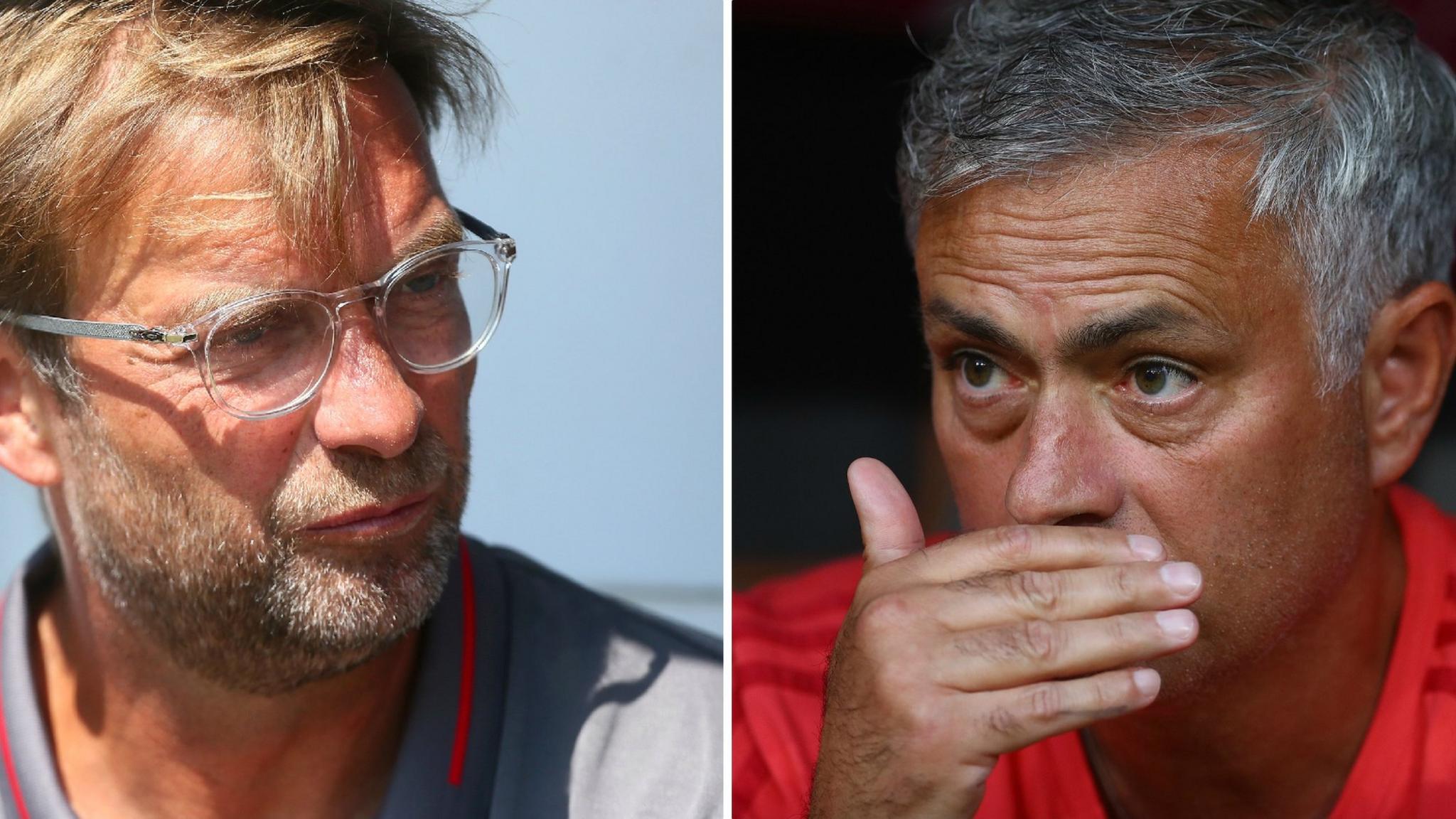 Jurgen Klopp and Jose Mourinho