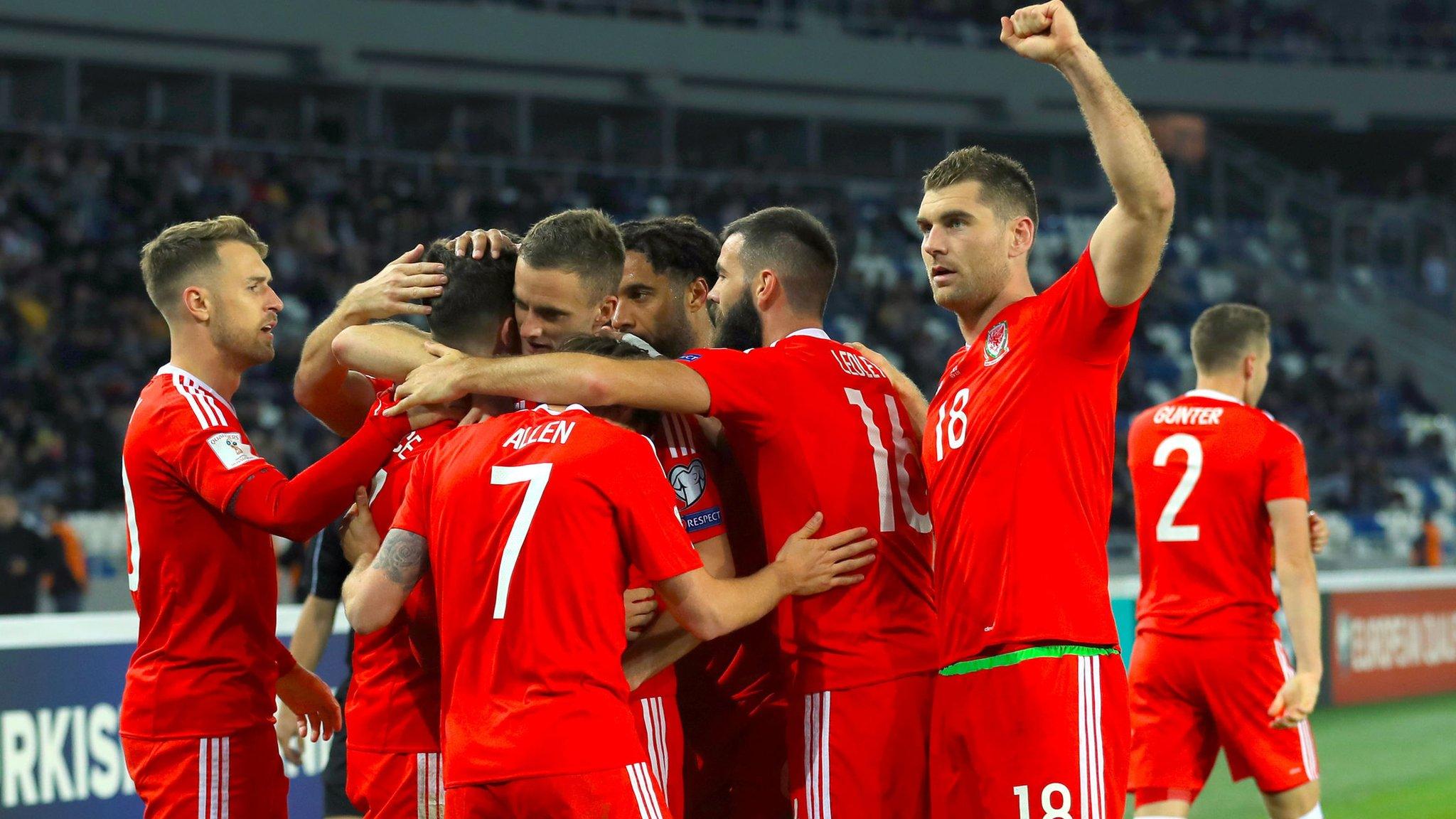 Wales celebrate