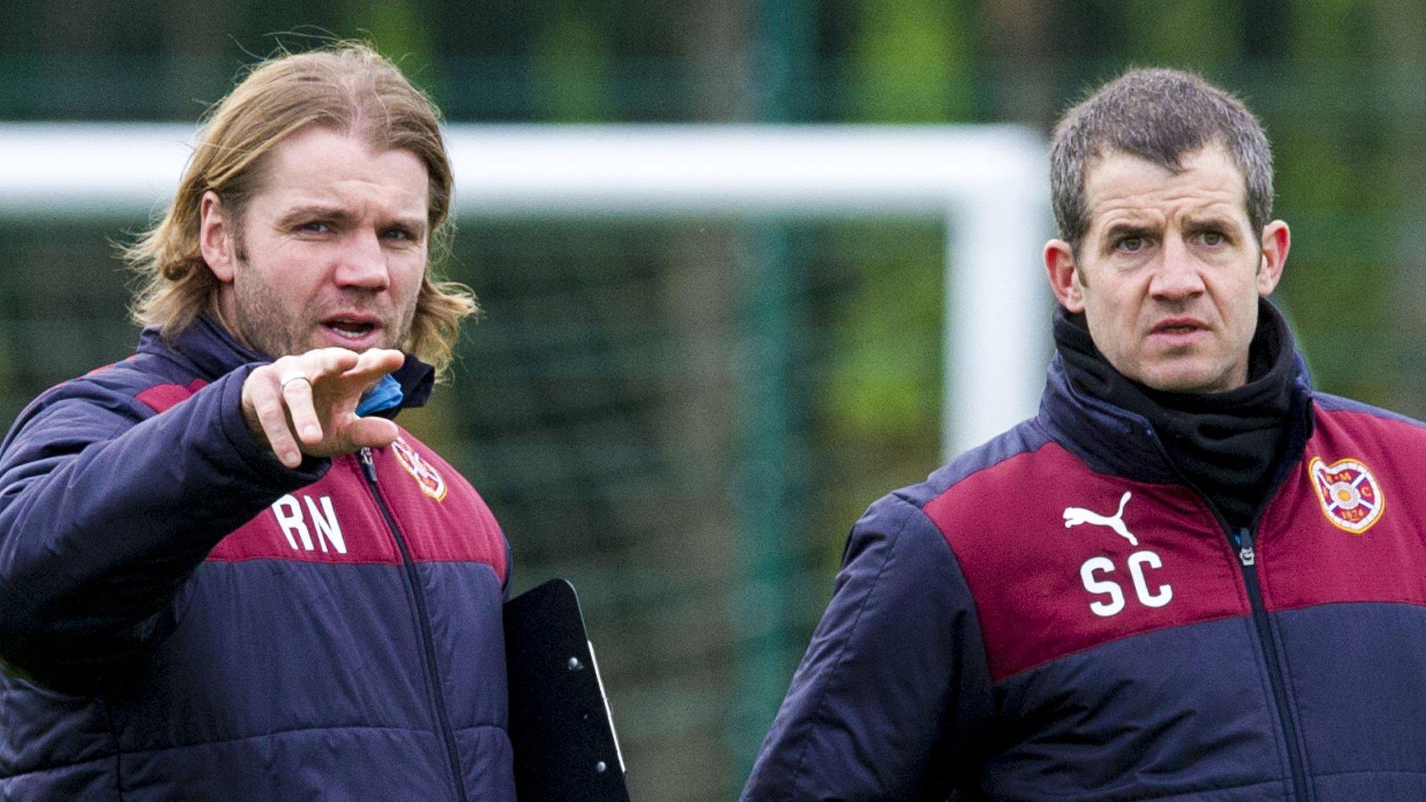 Robbie Neilson (left) and Stevie Crawford