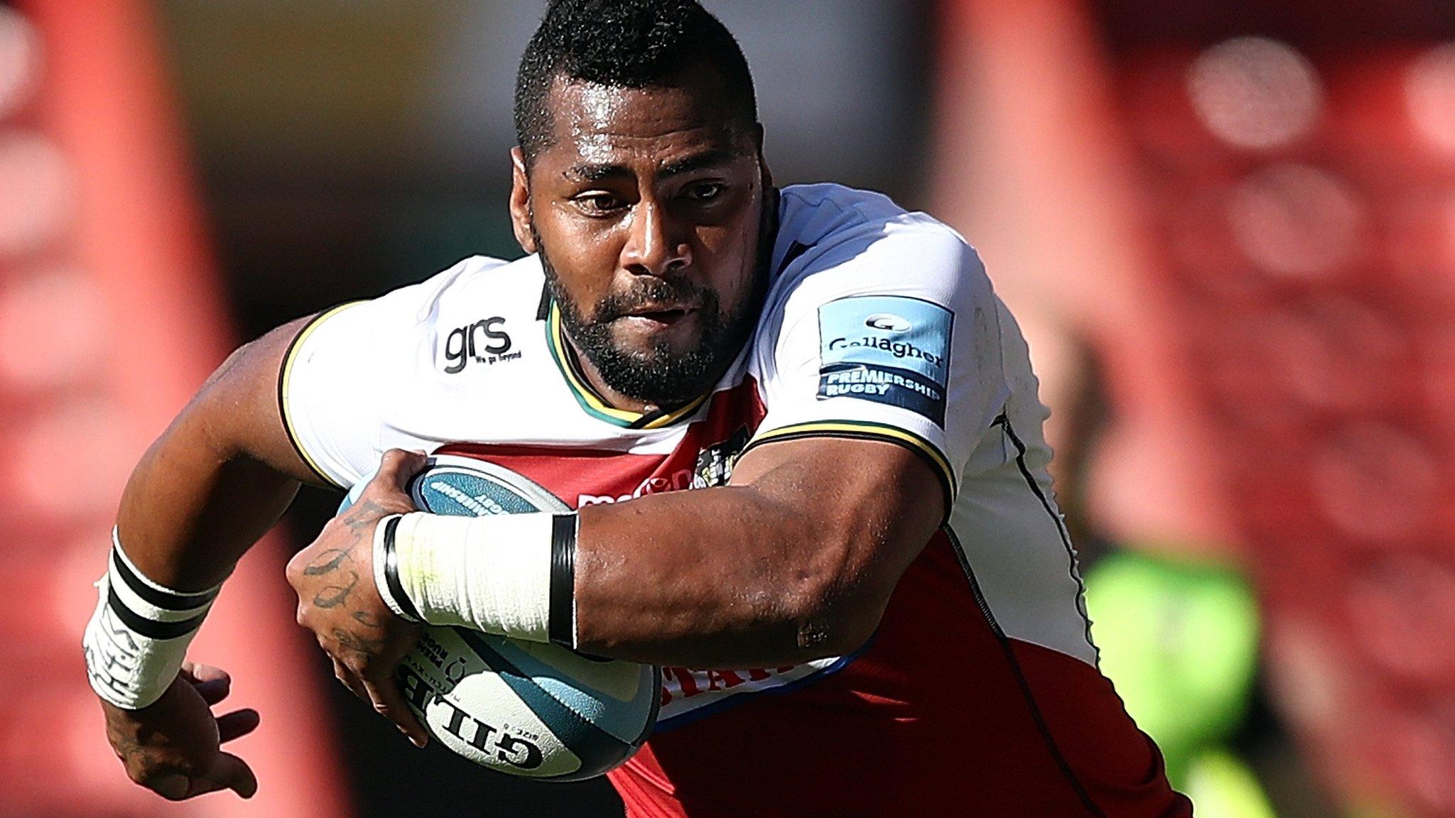 Tagele Naiyaravoro in action for Northampton Saints