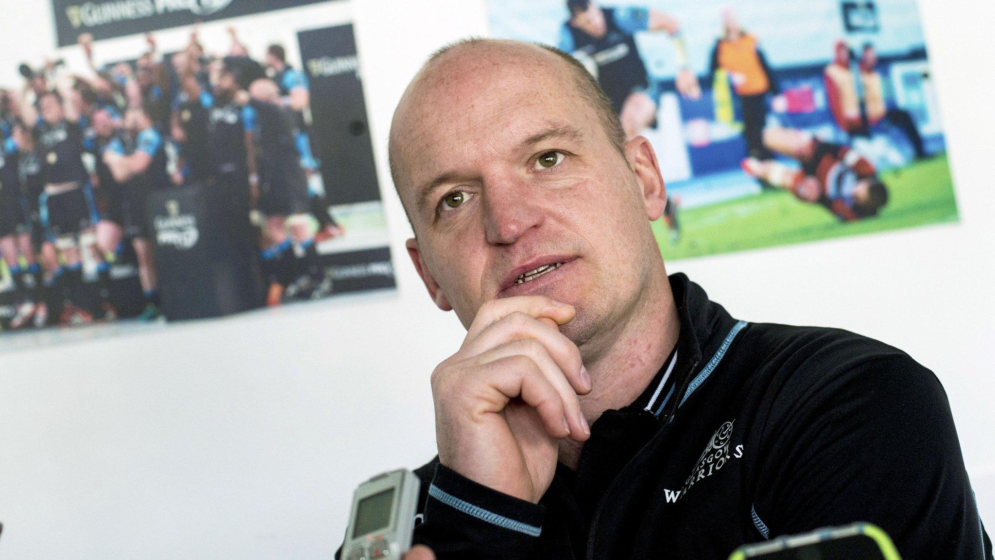 Glasgow Warriors head coach Gregor Townsend