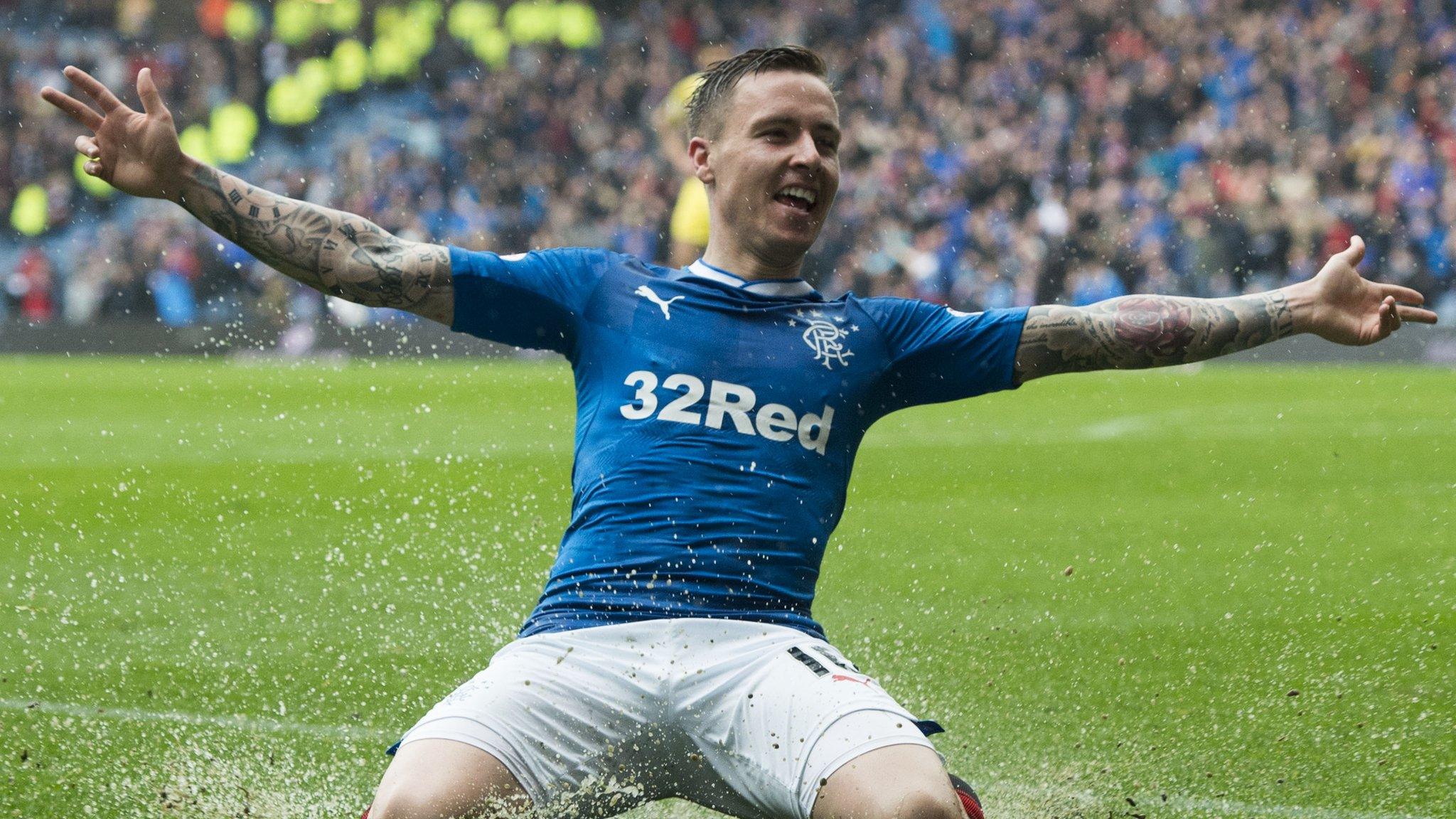 Barrie McKay celebrates