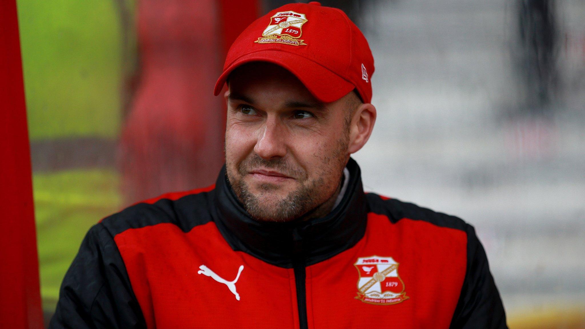 Swindon Town head coach Luke Williams