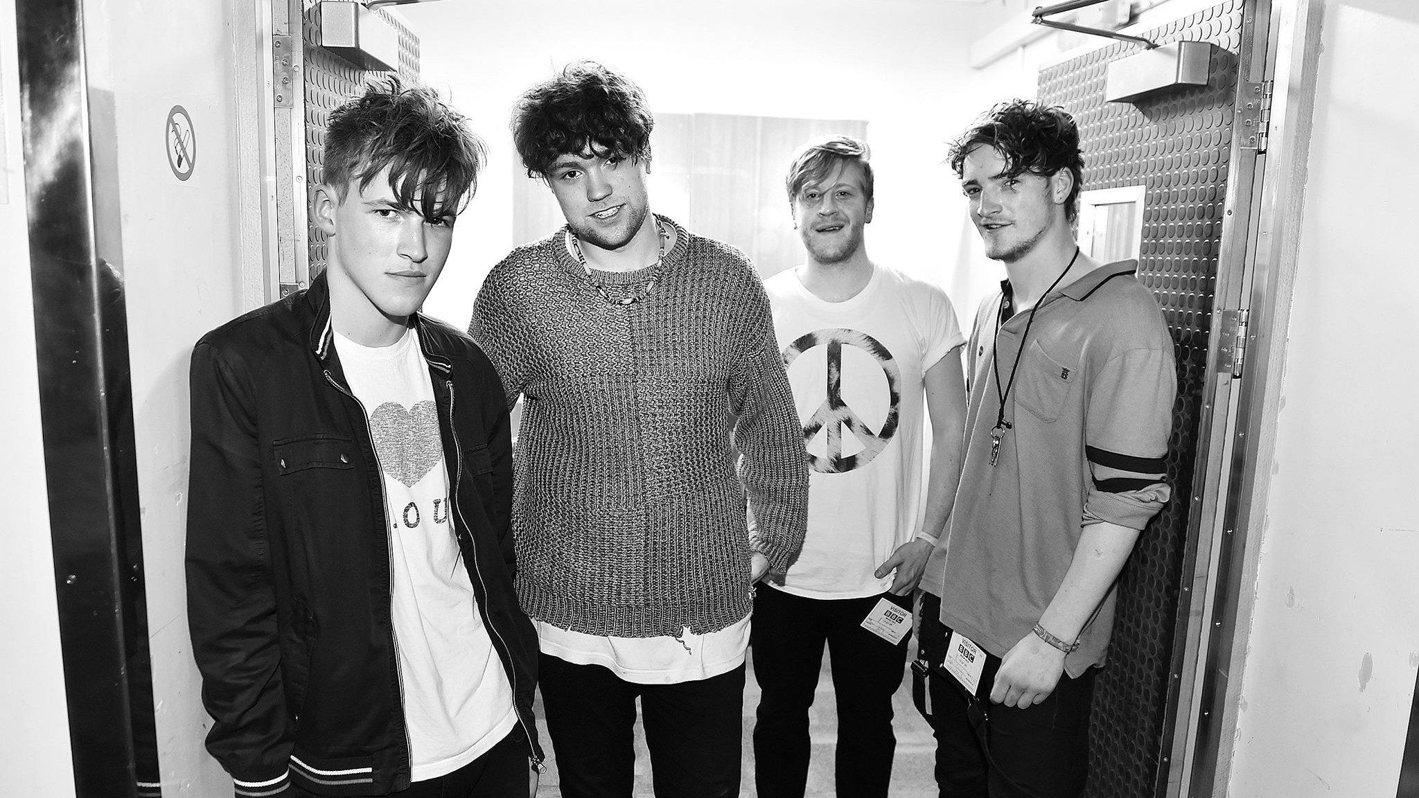 Viola Beach at the BBC's Maida Vale studios