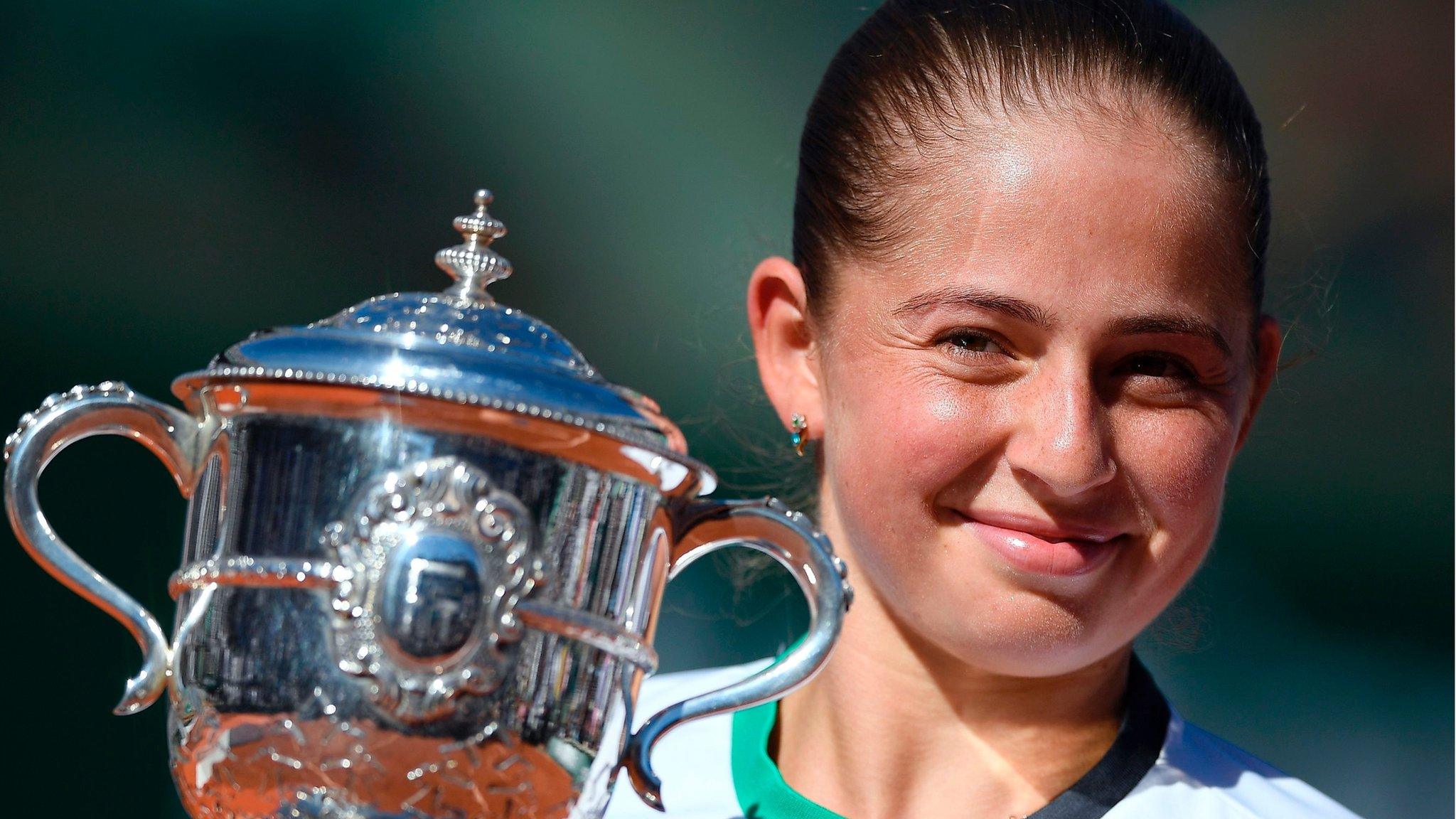 Jelena Ostapenko wins Roland Garros