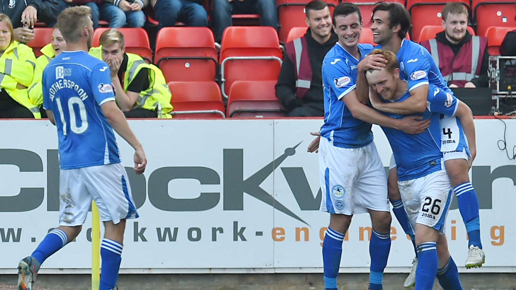 St Johnstone stunned the league leaders at Pittodrie