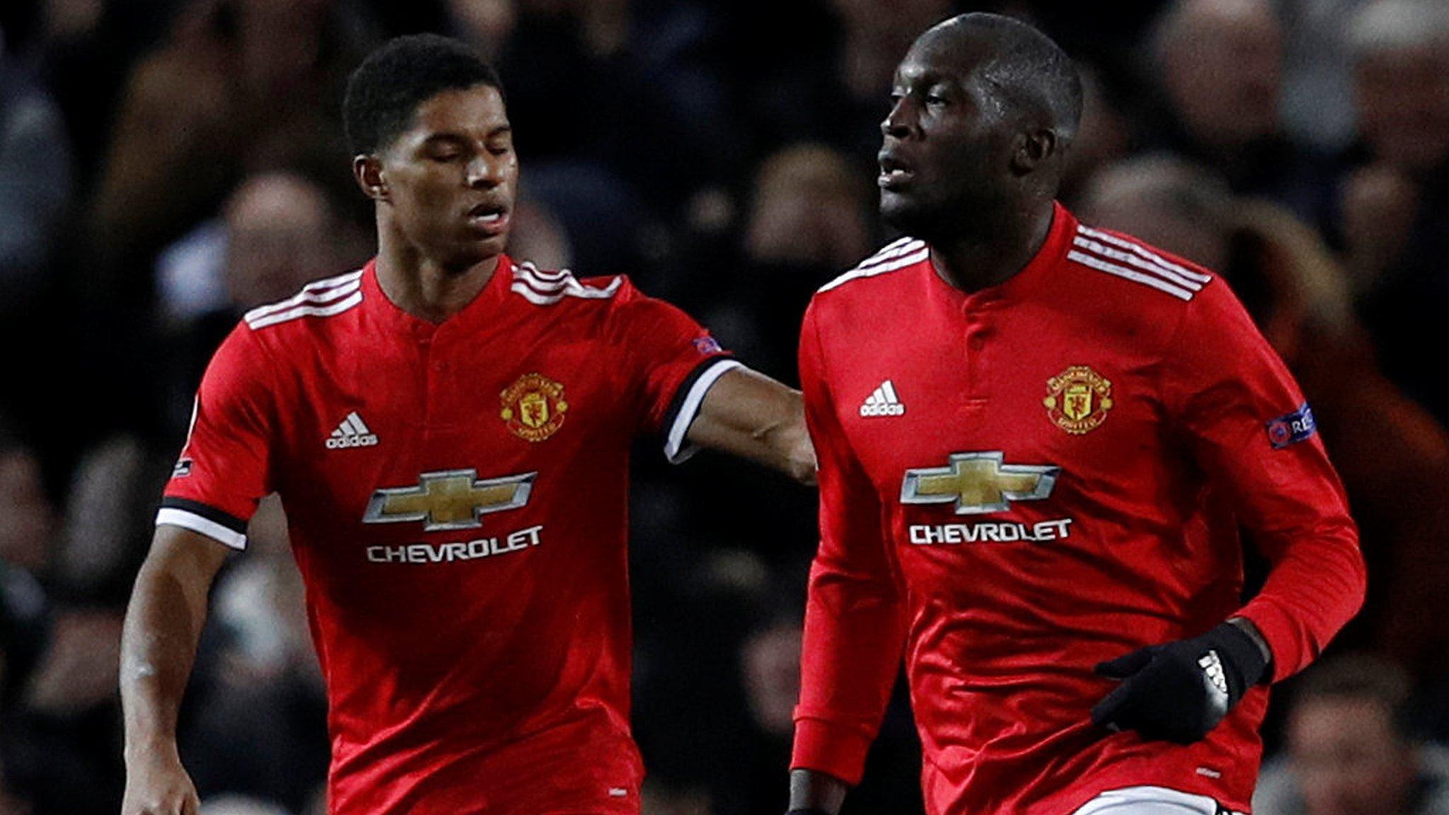 Marcus Rashford and Romelu Lukaku