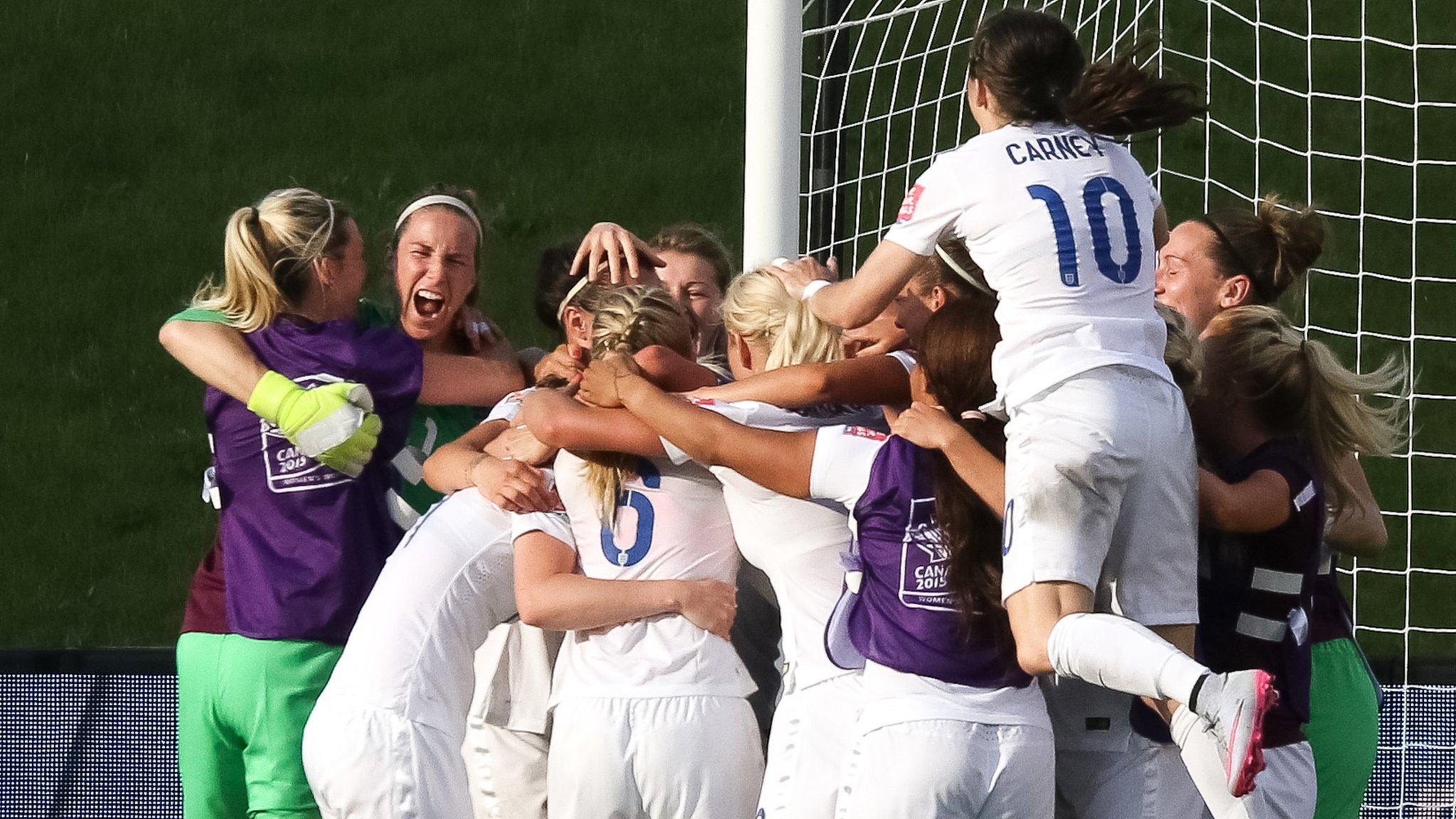 England celebrate