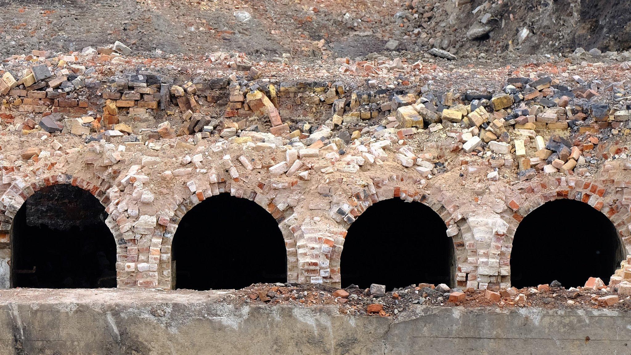 Structures believed to be associated with Middlesbrough's former ironworks uncovered at the TeesAMP site in Middlesbrough