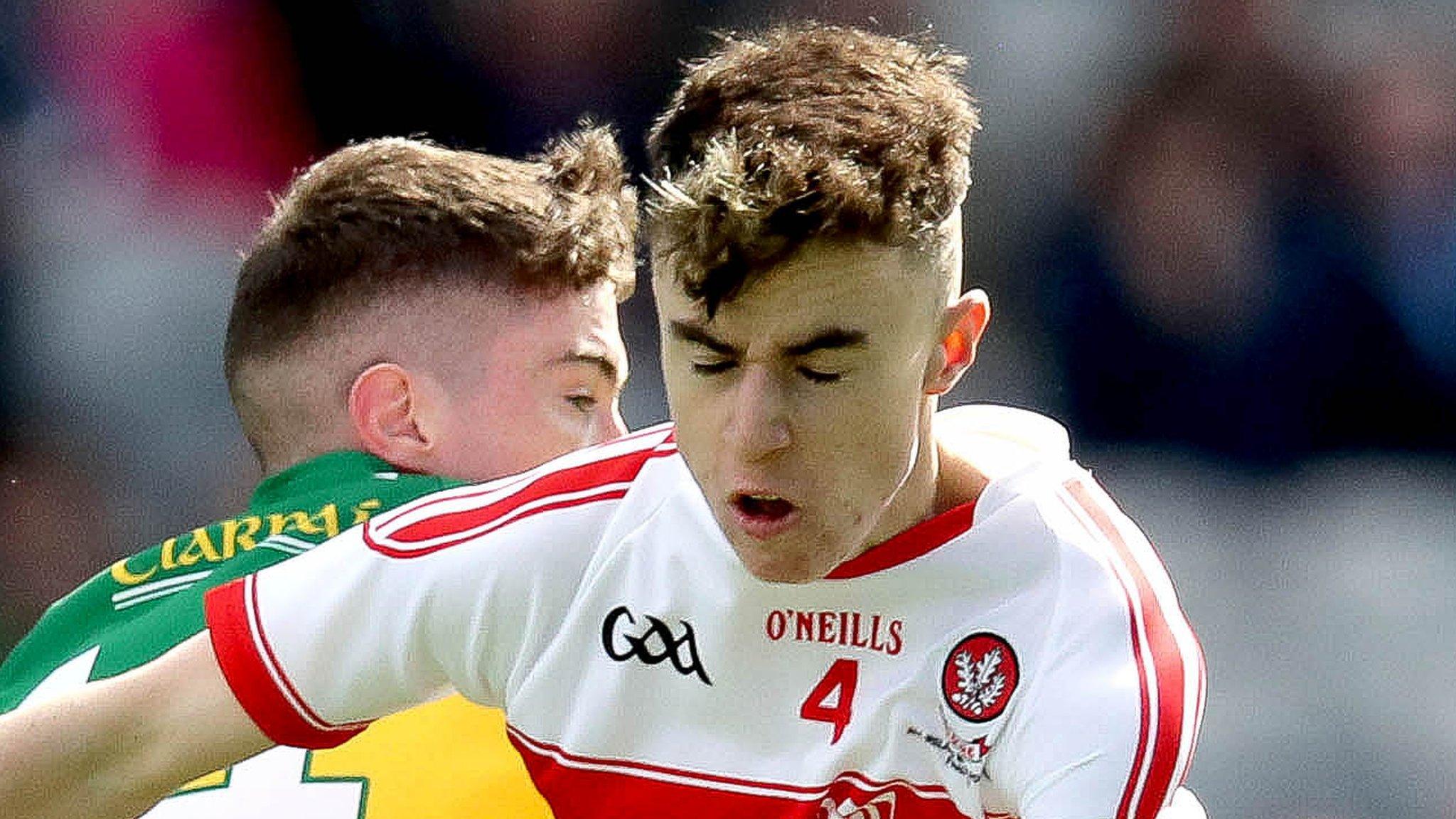 Derry are playing Kerry in the All-Ireland Minor Football Championship final