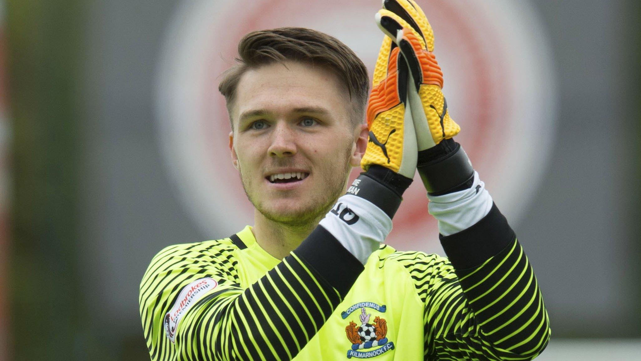 Kilmarnock goalkeeper Freddie Woodman