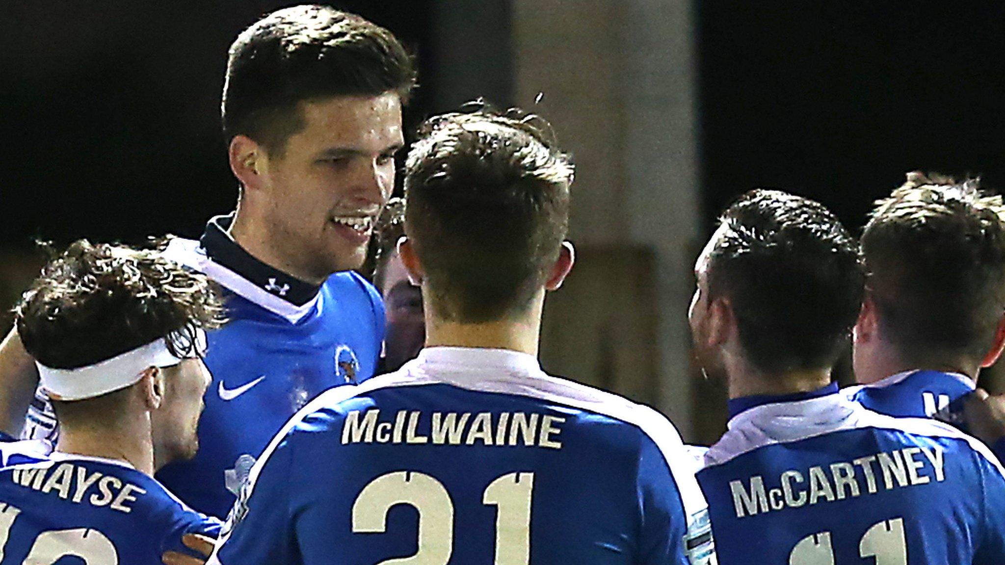 Adam Lecky's goal gave Ballinamallard victory over Portadown