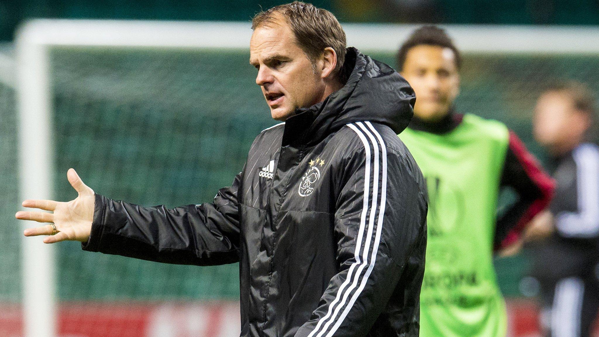 De Boer won the Champions League as a player with Ajax in 1995