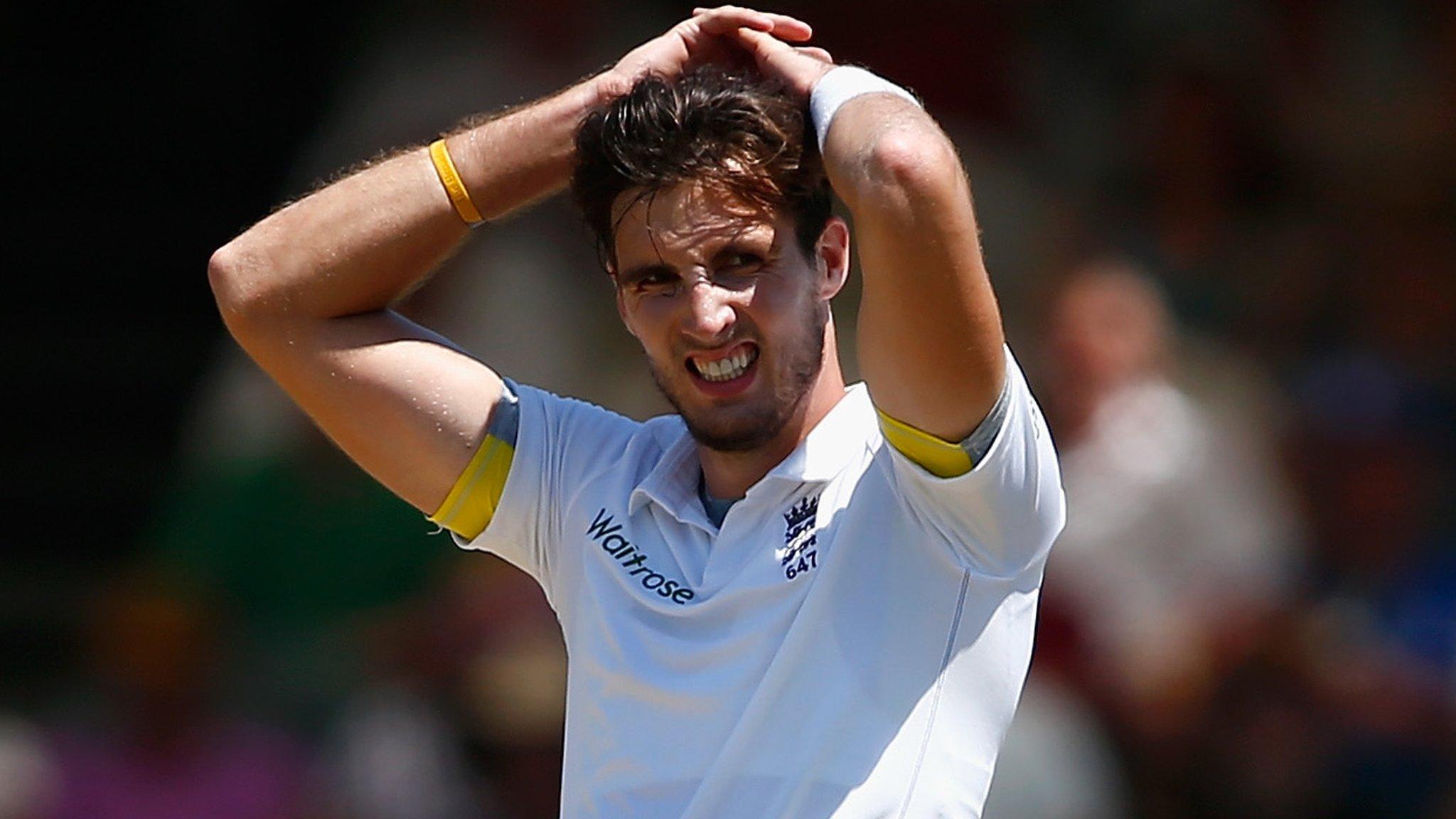 England fast bowler Steven Finn