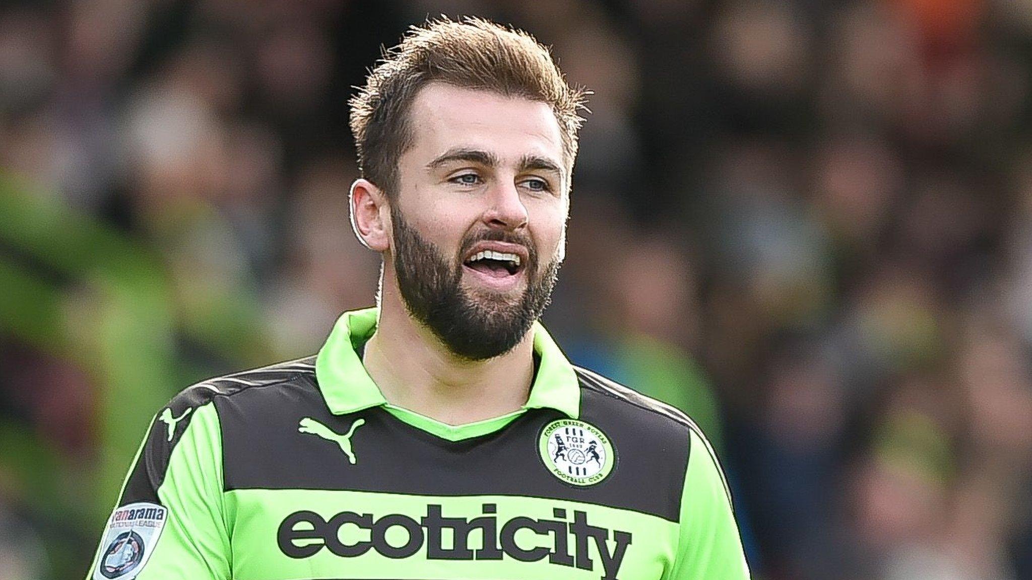 Aarran Racine playing for Forest Green