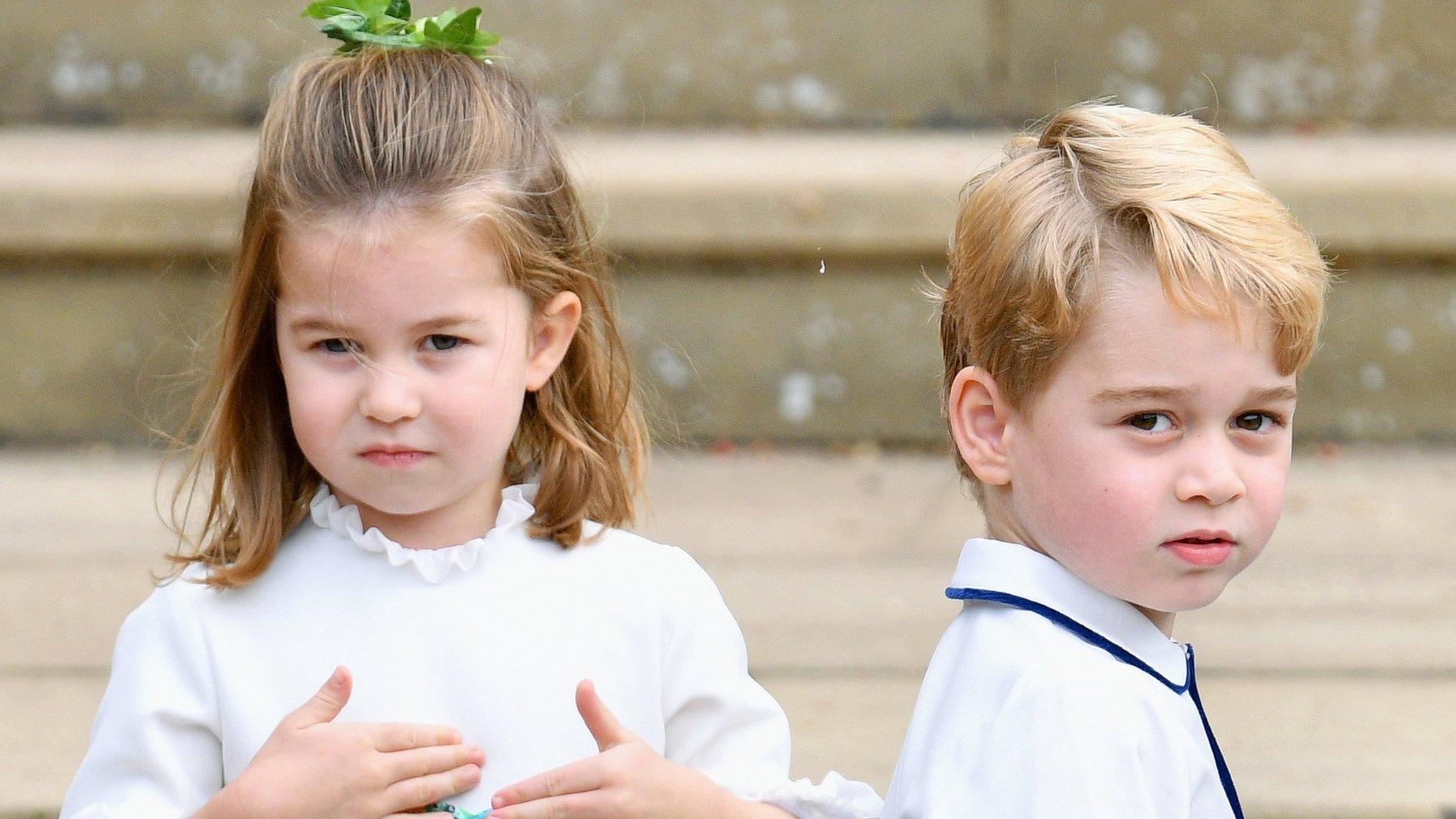 Princess Charlotte and Prince George