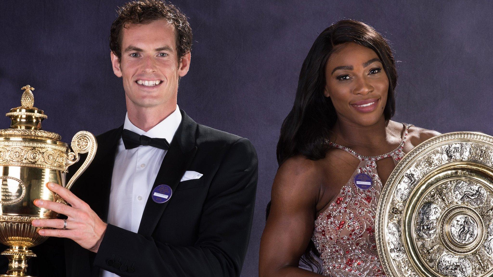 Andy Murray and Serena Williams