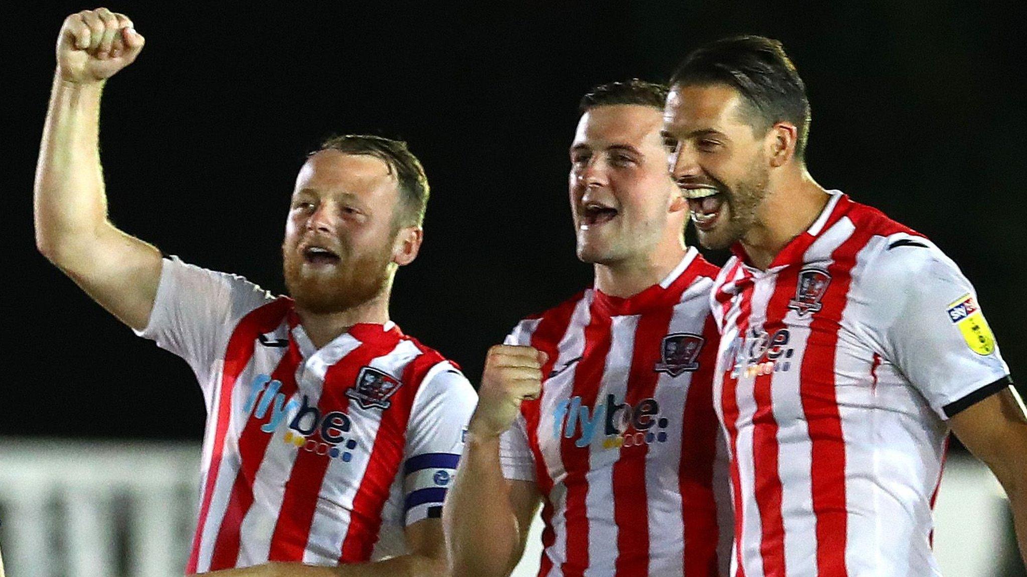 Exeter City celebrate