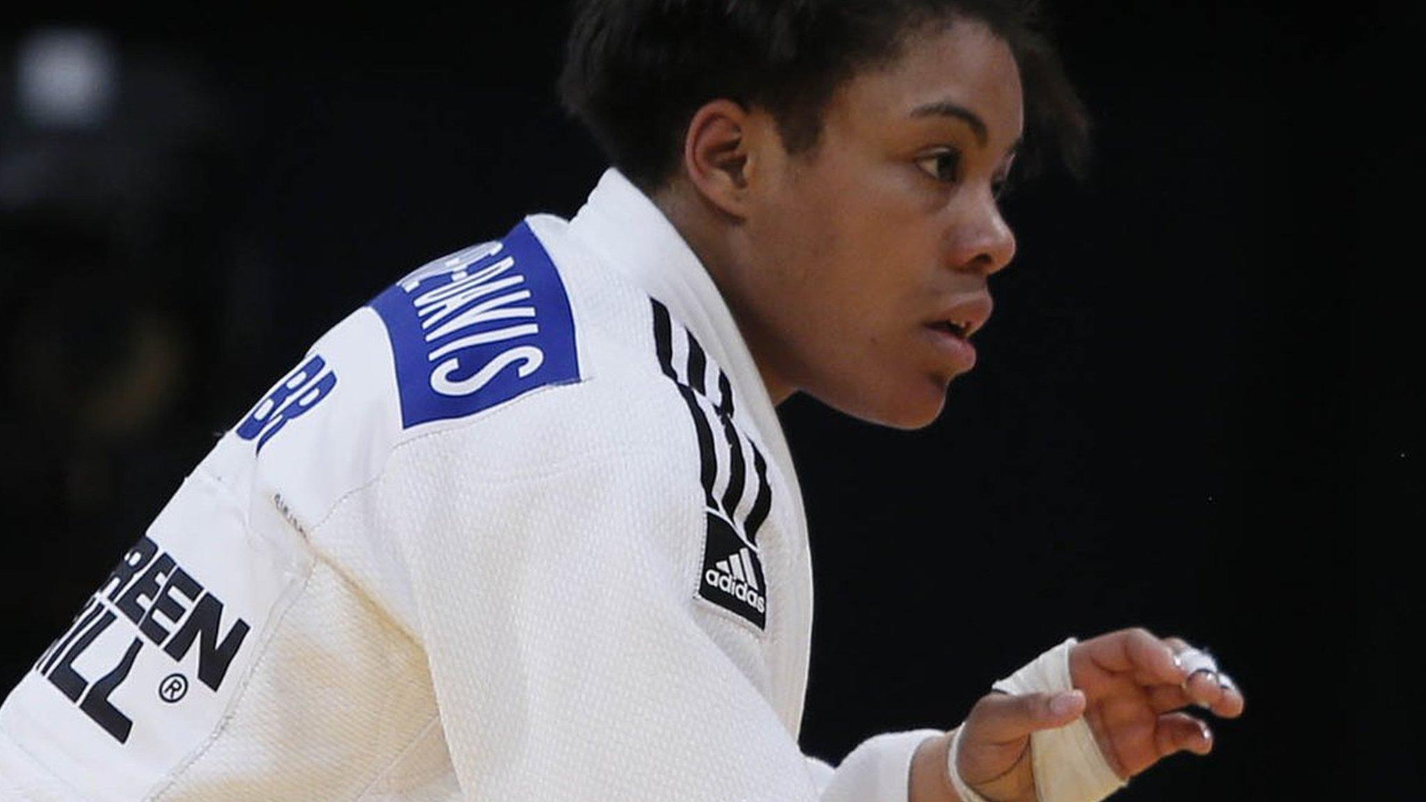 Britain's Nekoda Davis in action