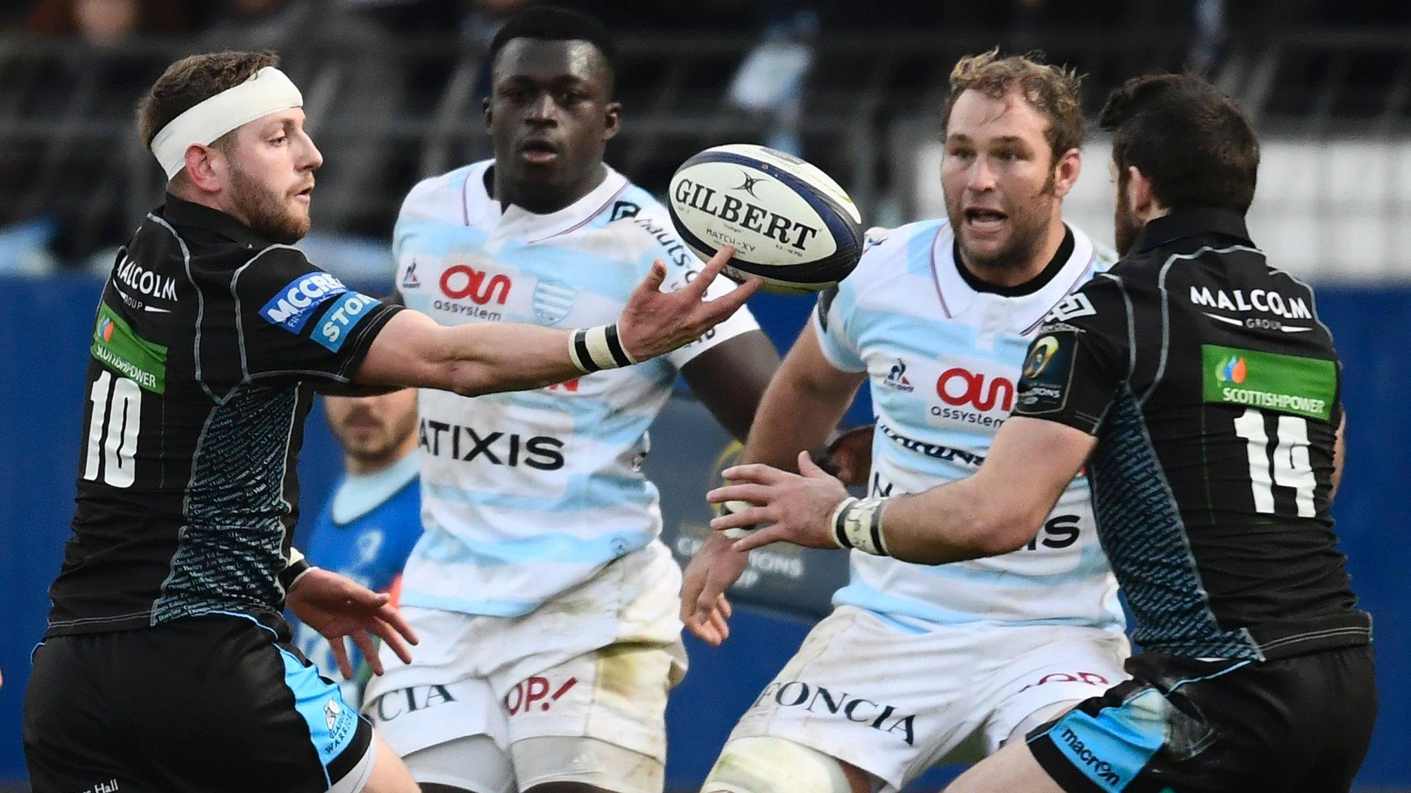 Glasgow beat Racing 92 23-14 in Paris