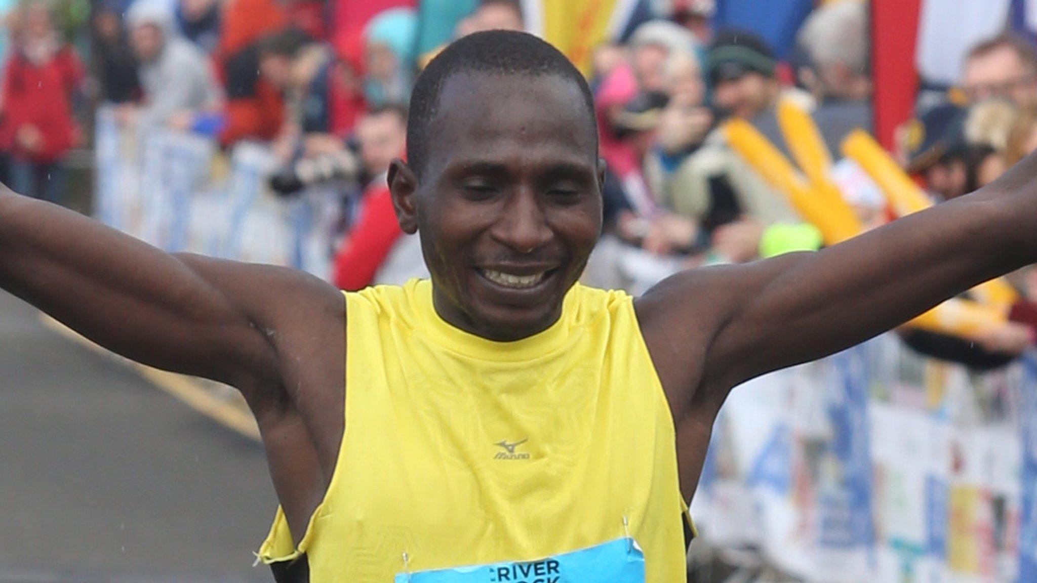 Joel Kipsang is a three-time Belfast marathon winner