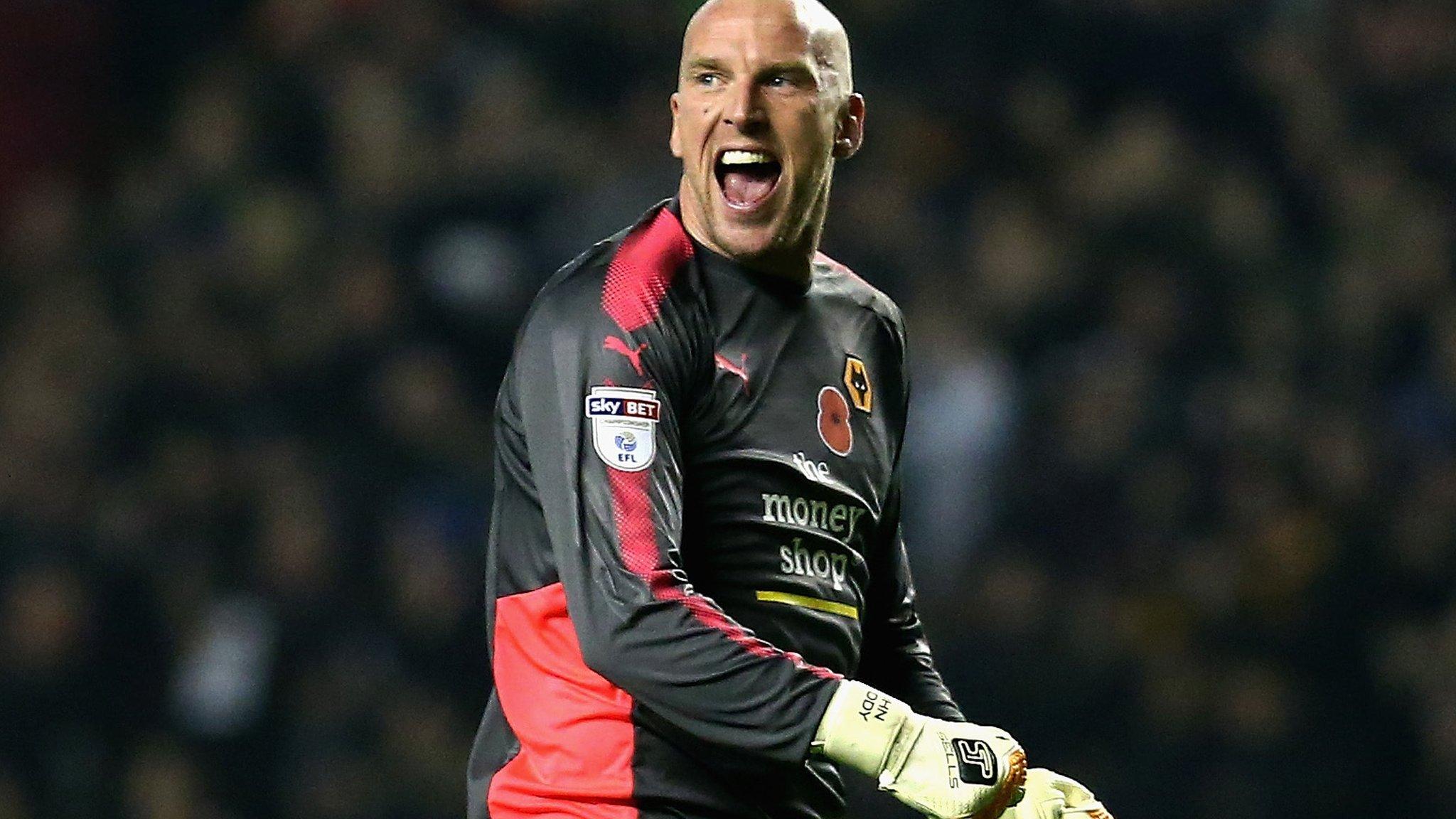 Wolves keeper John Ruddy has helped to celebrate 40 Championship goals this season