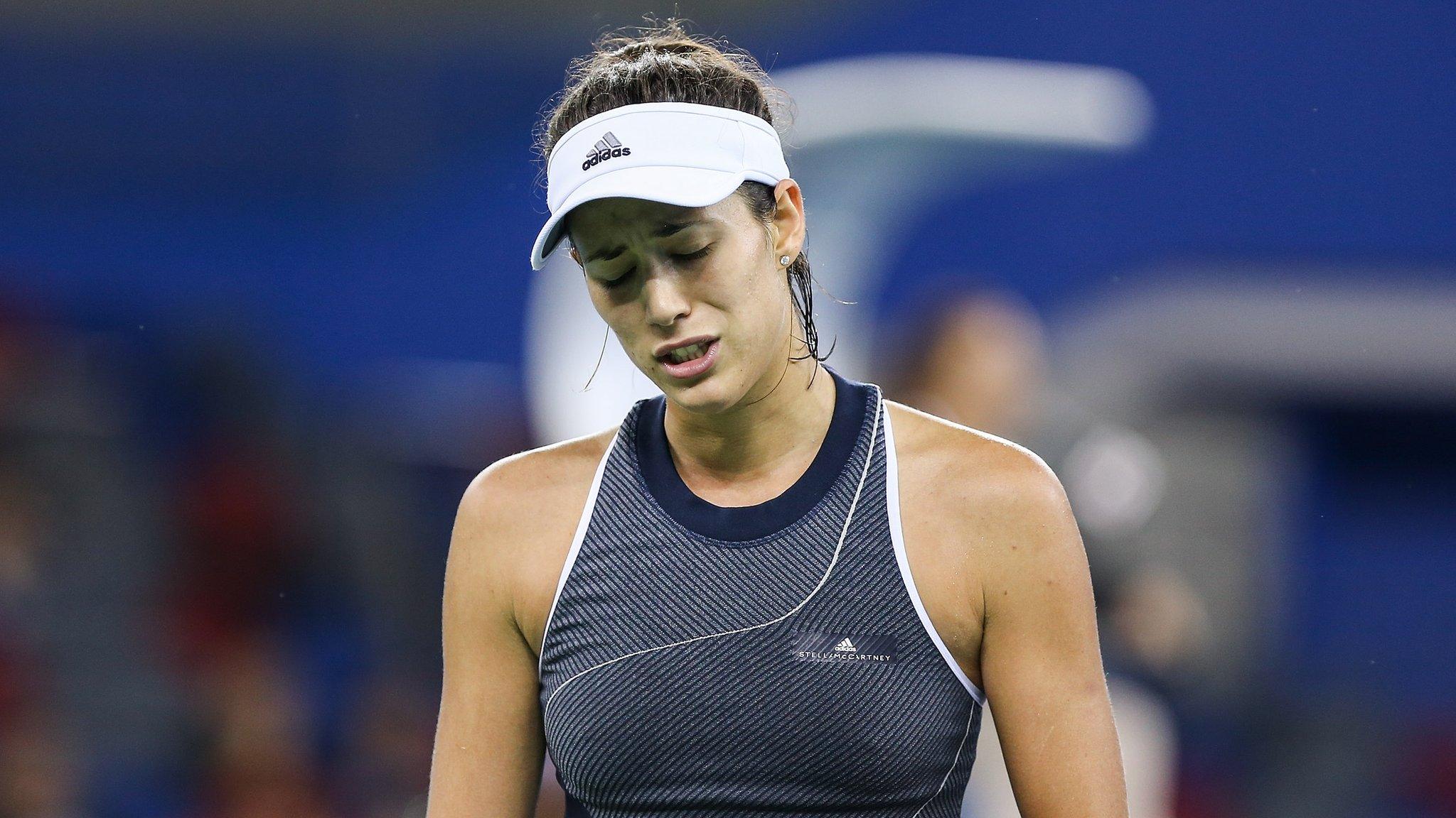 Women's top seed Garbiñe Muguruza